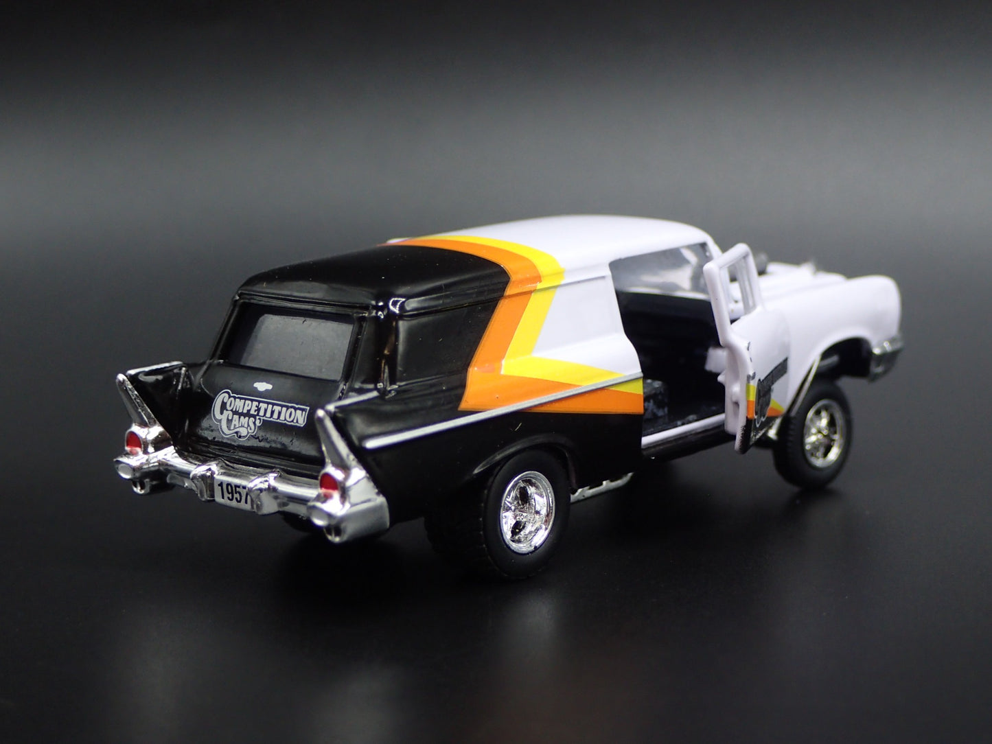 1957 57 CHEVY CHEVROLET SEDAN DELIVERY GASSER COMP 1/64 SCALE DIECAST MODEL CAR