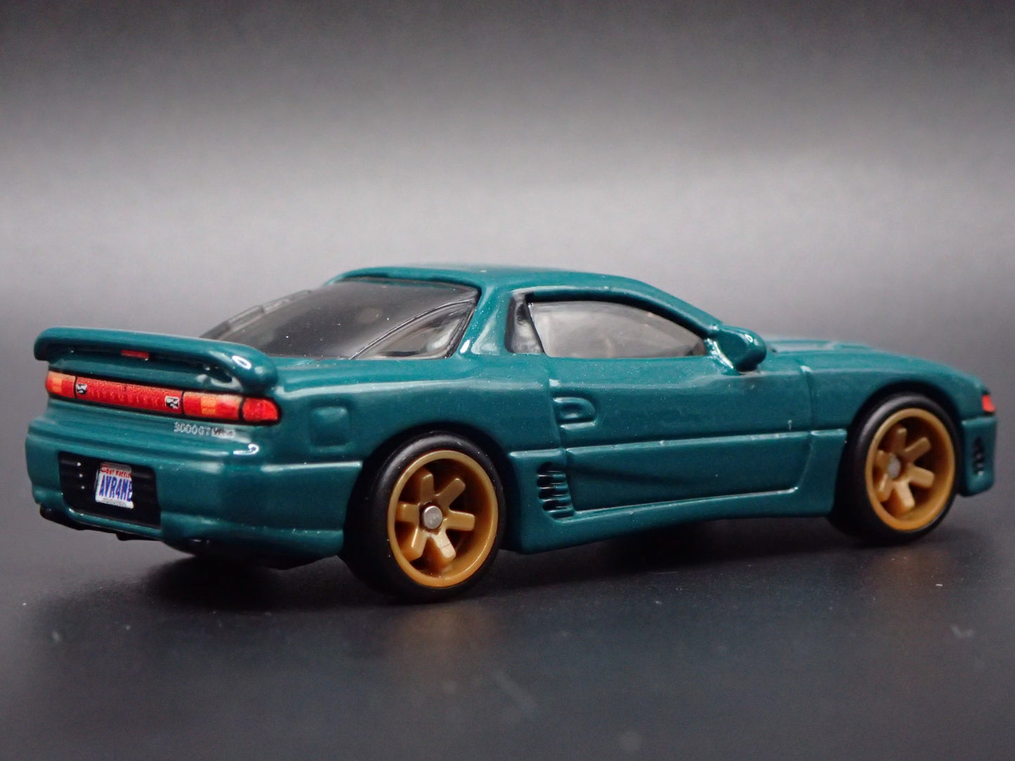 1990-2000 MITSUBISHI GTO 3000GT VR4 GREEN 1:64 SCALE DIORAMA DIECAST MODEL CAR
