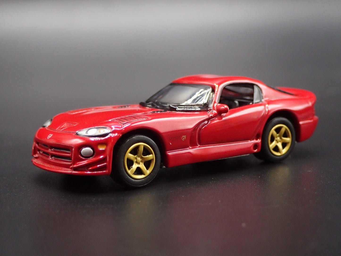 1996-2002 DODGE VIPER GTS RED 1:64 SCALE COLLECTIBLE DIORAMA DIECAST MODEL CAR