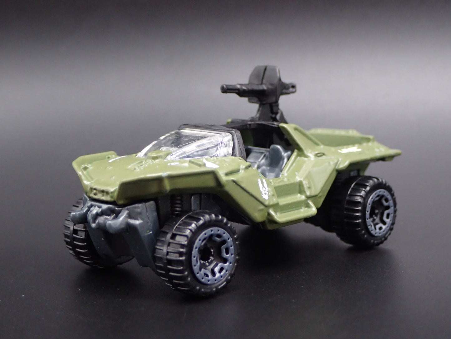HALO UNSC WARTHOG GREEN RARE 1/64 SCALE COLLECTIBLE DIORAMA DIECAST MODEL CAR