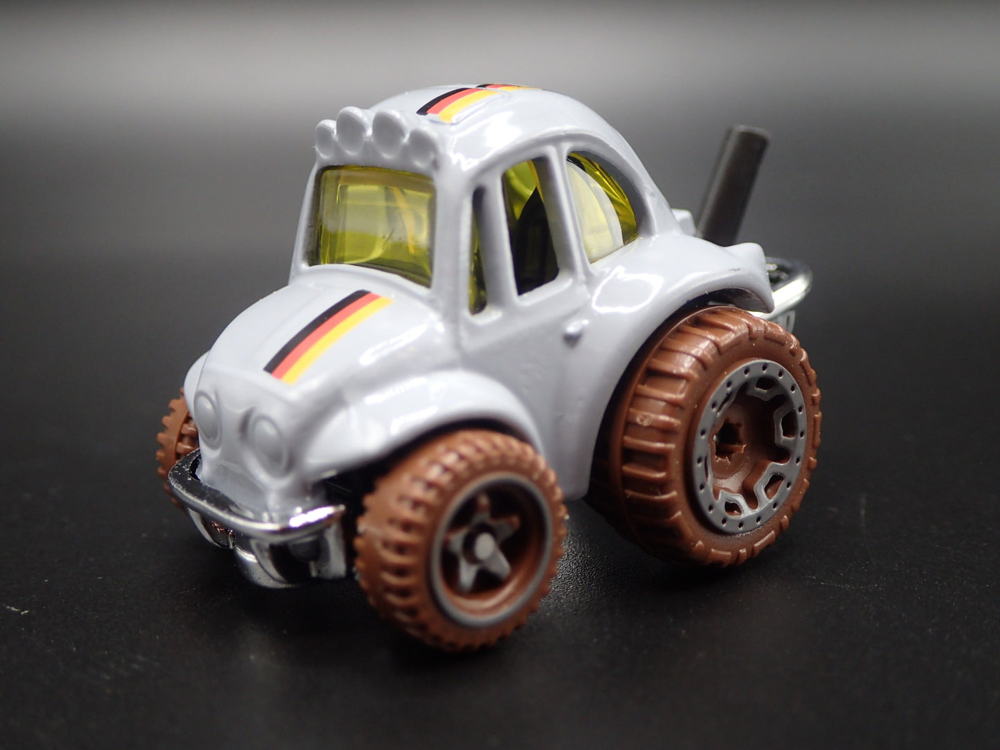 VW VOLKSWAGEN BAJA BEETLE BUG OFF ROAD GRAY 1/64 SCALE DIORAMA DIECAST MODEL CAR