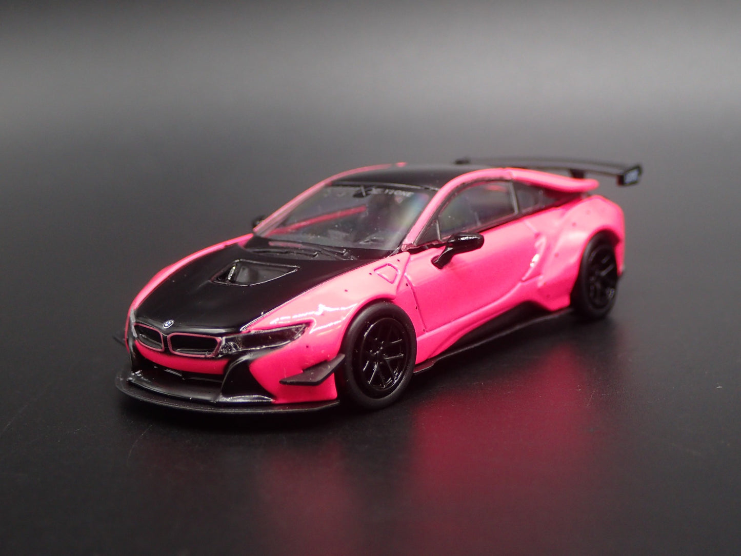 2014-2020 BMW i8 LIBERTY WALK LBWK RARE 1:64 SCALE DIORAMA DIECAST MODEL CAR