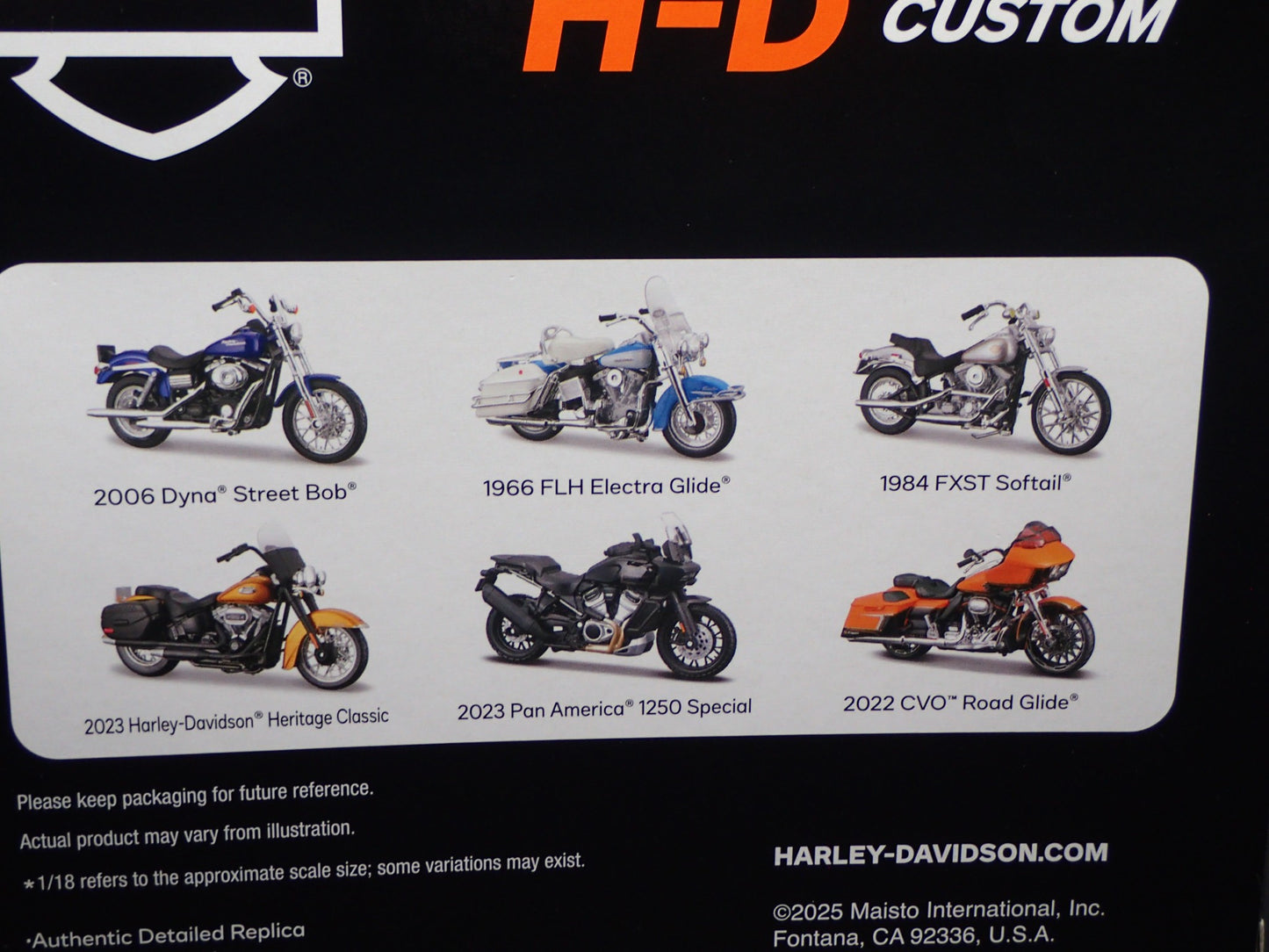 2006 DYNA STREET BOB HARLEY DAVIDSON MOTORCYCLE MAISTO SERIES 44 1/18 MODEL BIKE