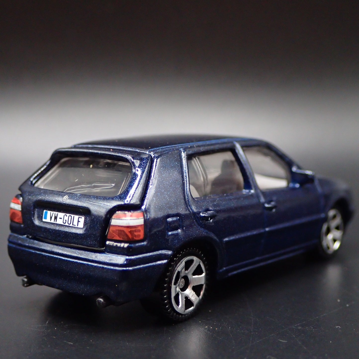 1991-1998 VW VOLKSWAGEN GOLF MK3 BLUE 1:64 SCALE COLLECTIBLE DIECAST MODEL CAR