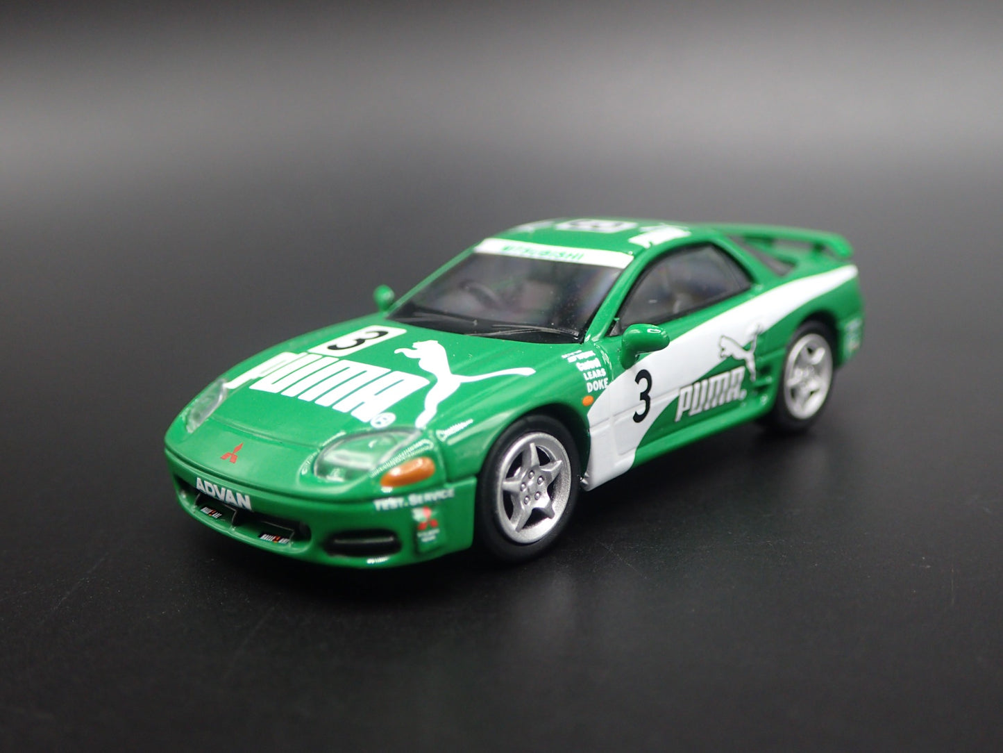 1990-2000 MITSUBISHI GTO 3000GT PUMA #3 RACE CAR 1:64 SCALE DIECAST MODEL CAR