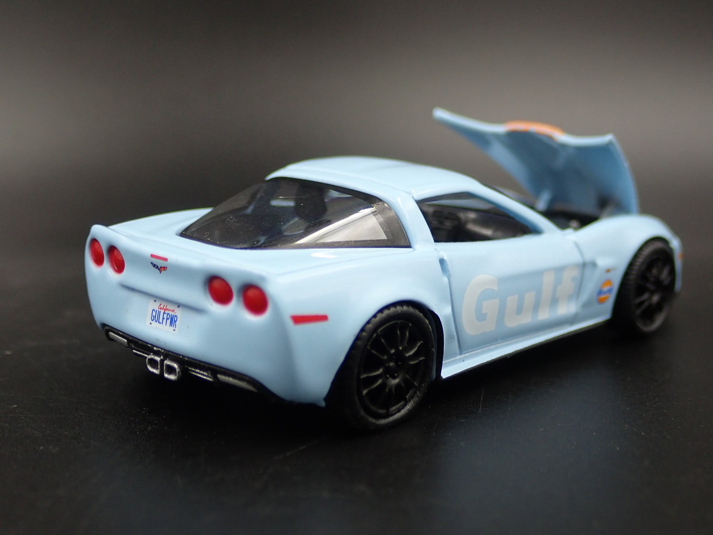 2005-2013 CHEVY CHEVROLET CORVETTE Z06 GULF C6 BLUE 1:64 SCALE DIECAST MODEL CAR