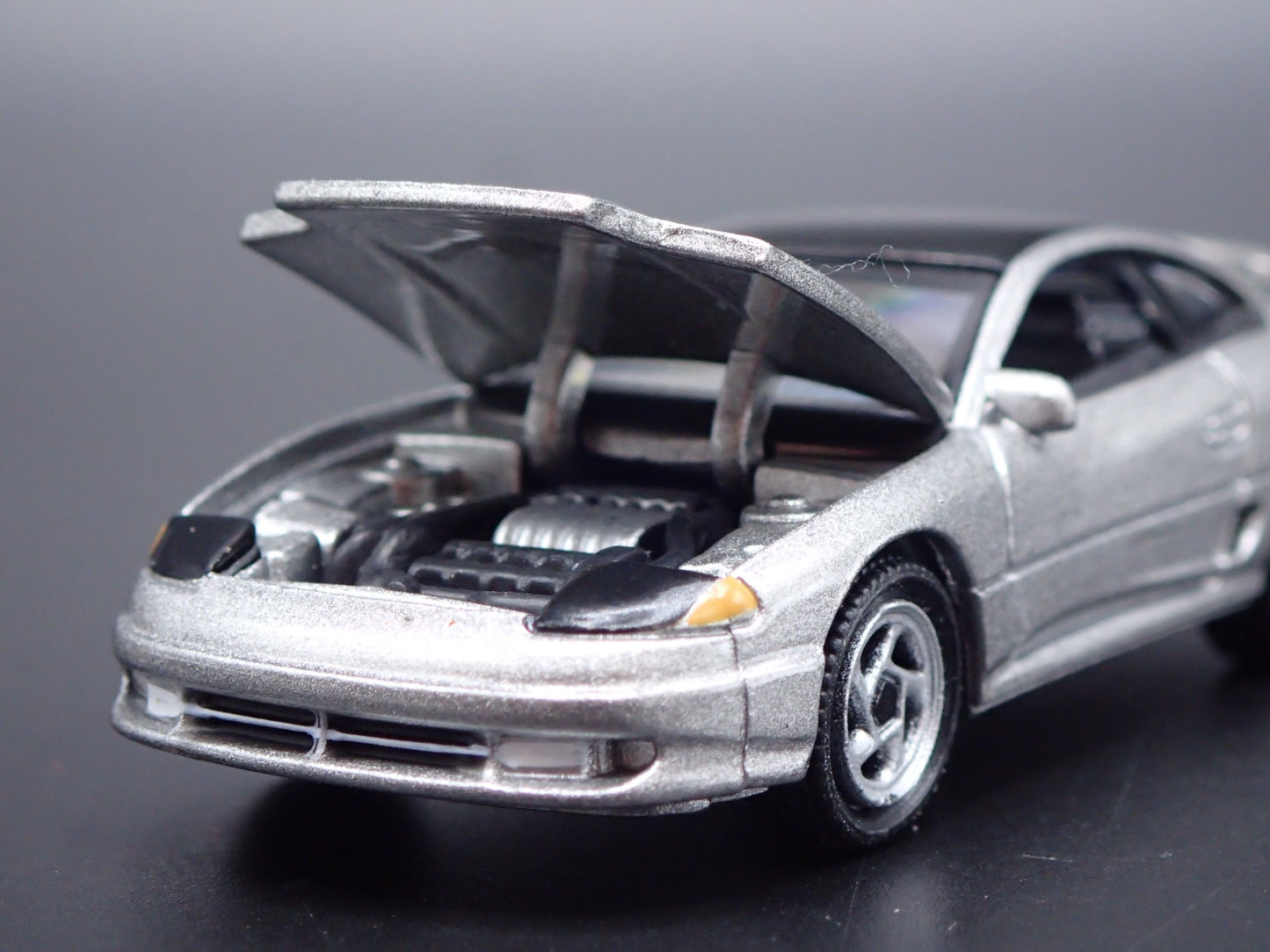1993 93 DODGE STEALTH R/T SILVER RARE 1/64 SCALE COLLECTIBLE DIECAST MODEL CAR