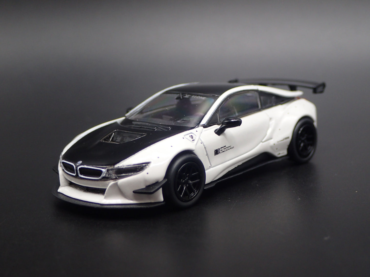 2014-2020 BMW i8 LIBERTY WALK LBWK RARE 1:64 SCALE DIORAMA DIECAST MODEL CAR