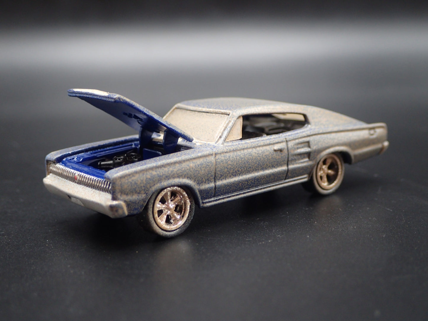 1966 66 DODGE CHARGER BARN FIND 1:64 SCALE COLLECTIBLE DIORAMA DIECAST MODEL CAR