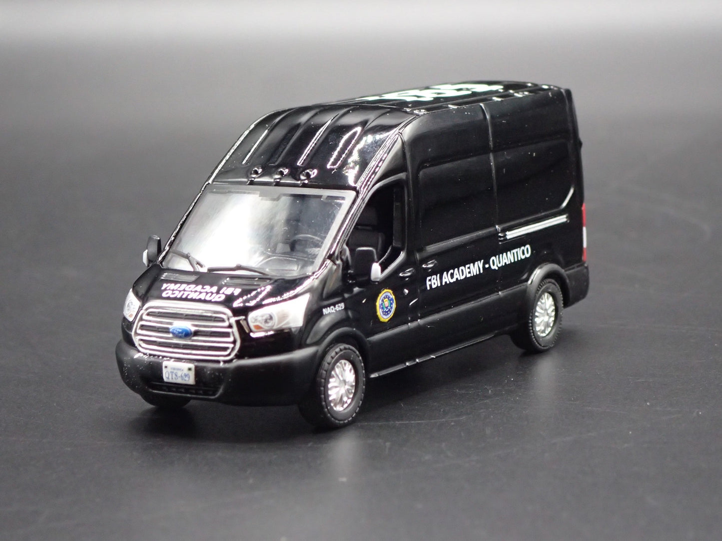 2015 15 FORD TRANSIT SPRINTER VAN FBI QUANTICO BLK 1:64 SCALE DIECAST MODEL CAR