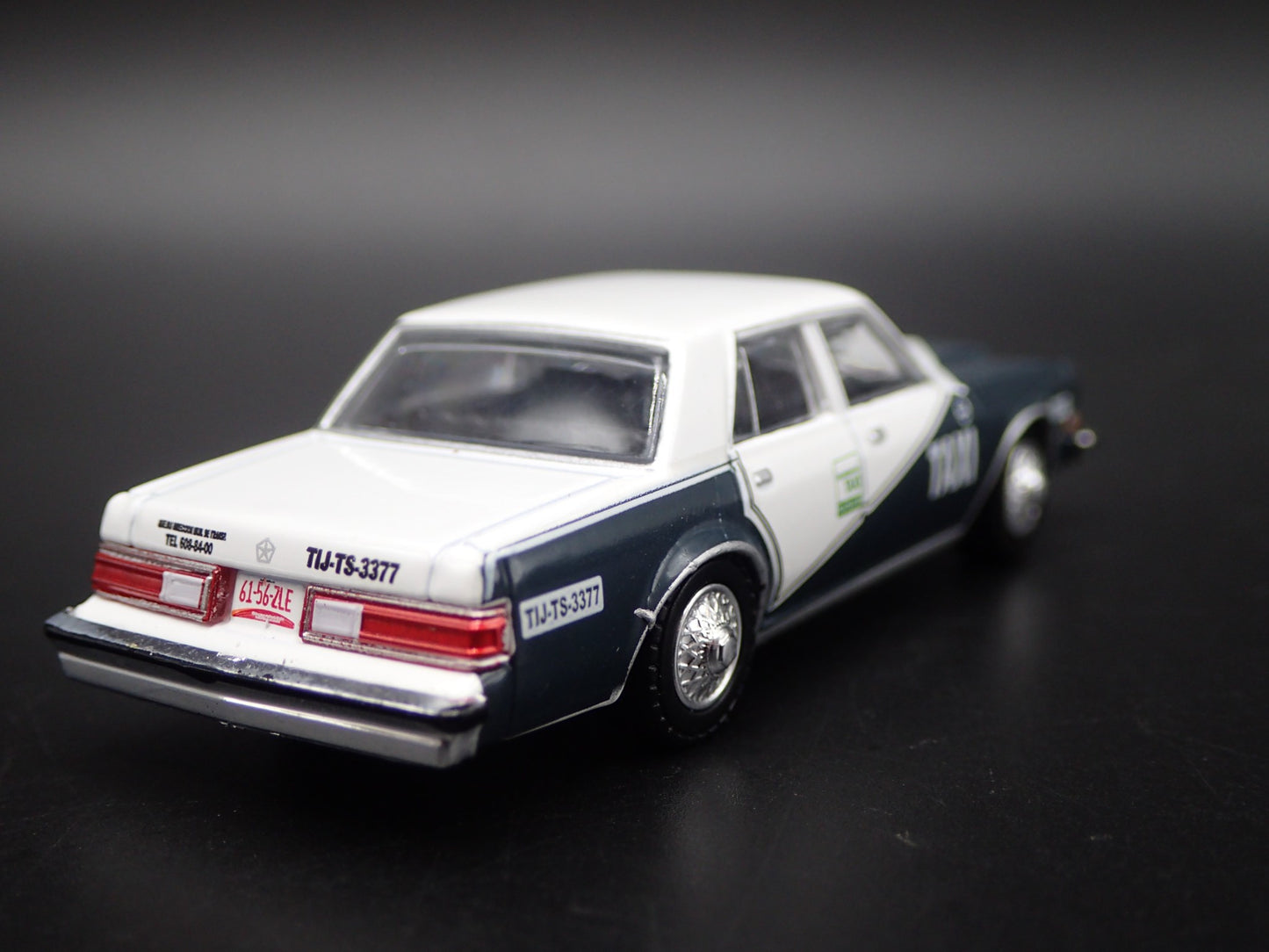 1984 84 DODGE DIPLOMAT TAXI CAB TJ TIJUANA MEXICO 1:64 SCALE DIECAST MODEL CAR