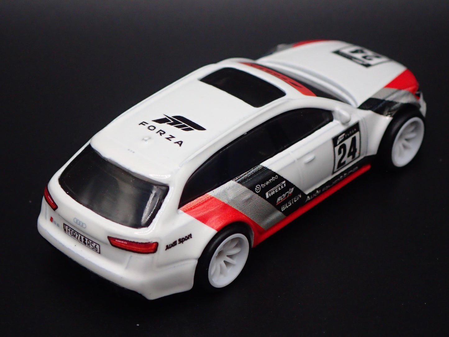 2013-2018 AUDI AVANT RS6 STATION WAGON FORZA WHITE 1/64 SCALE DIECAST MODEL CAR