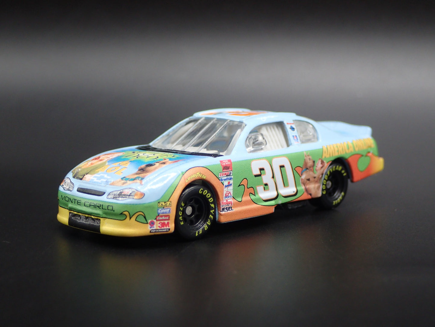 2002 CHEVY CHEVROLET MONTE CARLO JEFF GREEN NASCAR 1:64 SCALE DIECAST MODEL CAR