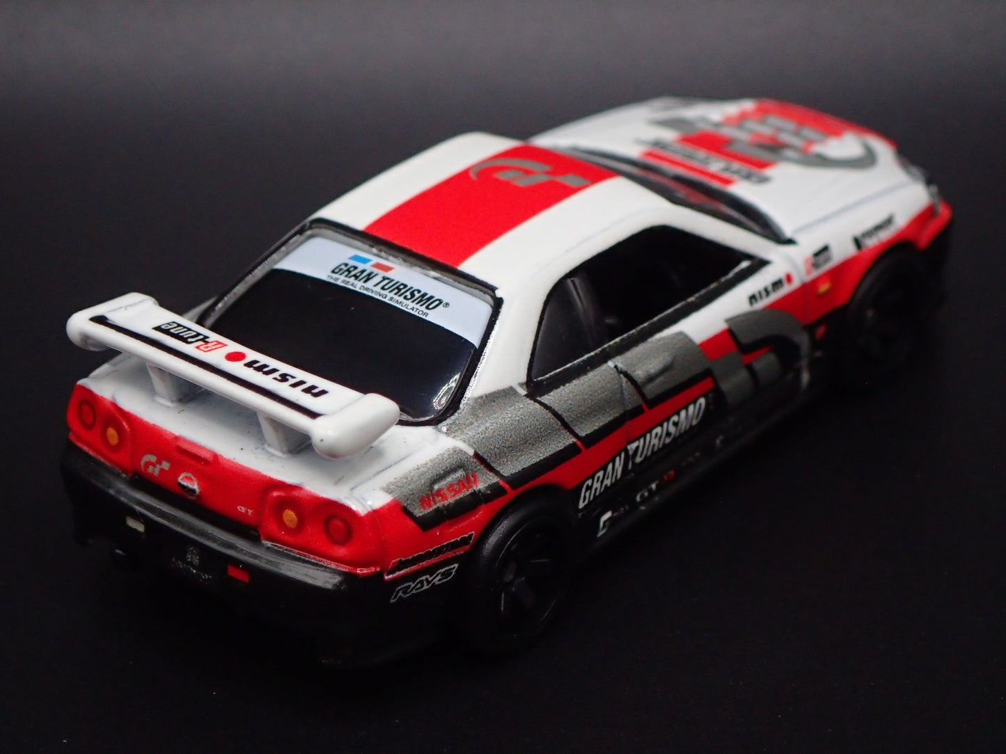 1999-2002 NISSAN SKYLINE GTR R34 GRAN TURISMO WHITE 1:64 SCALE DIECAST MODEL CAR