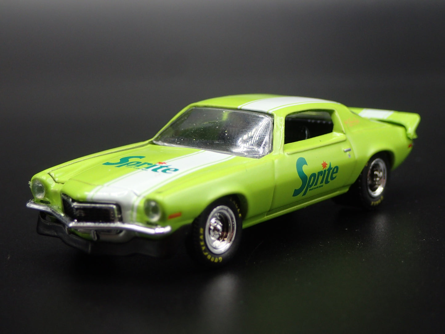 1971 71 CHEVY CHEVROLET CAMARO SS 396 SPRITE GREEN 1:64 SCALE DIECAST MODEL CAR