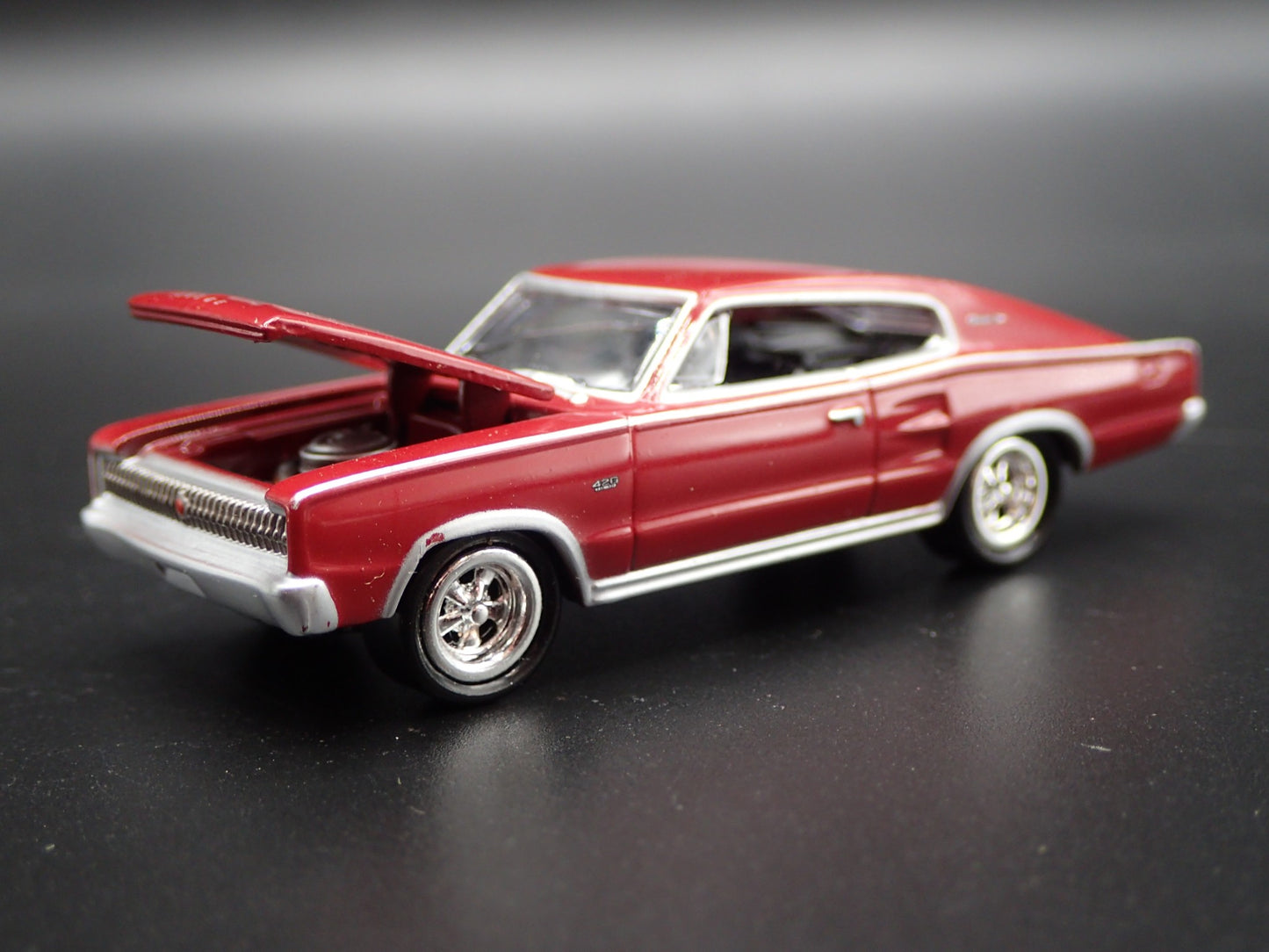1967 67 DODGE CHARGER RARE 1:64 SCALE COLLECTIBLE DIORAMA DIECAST MODEL CAR
