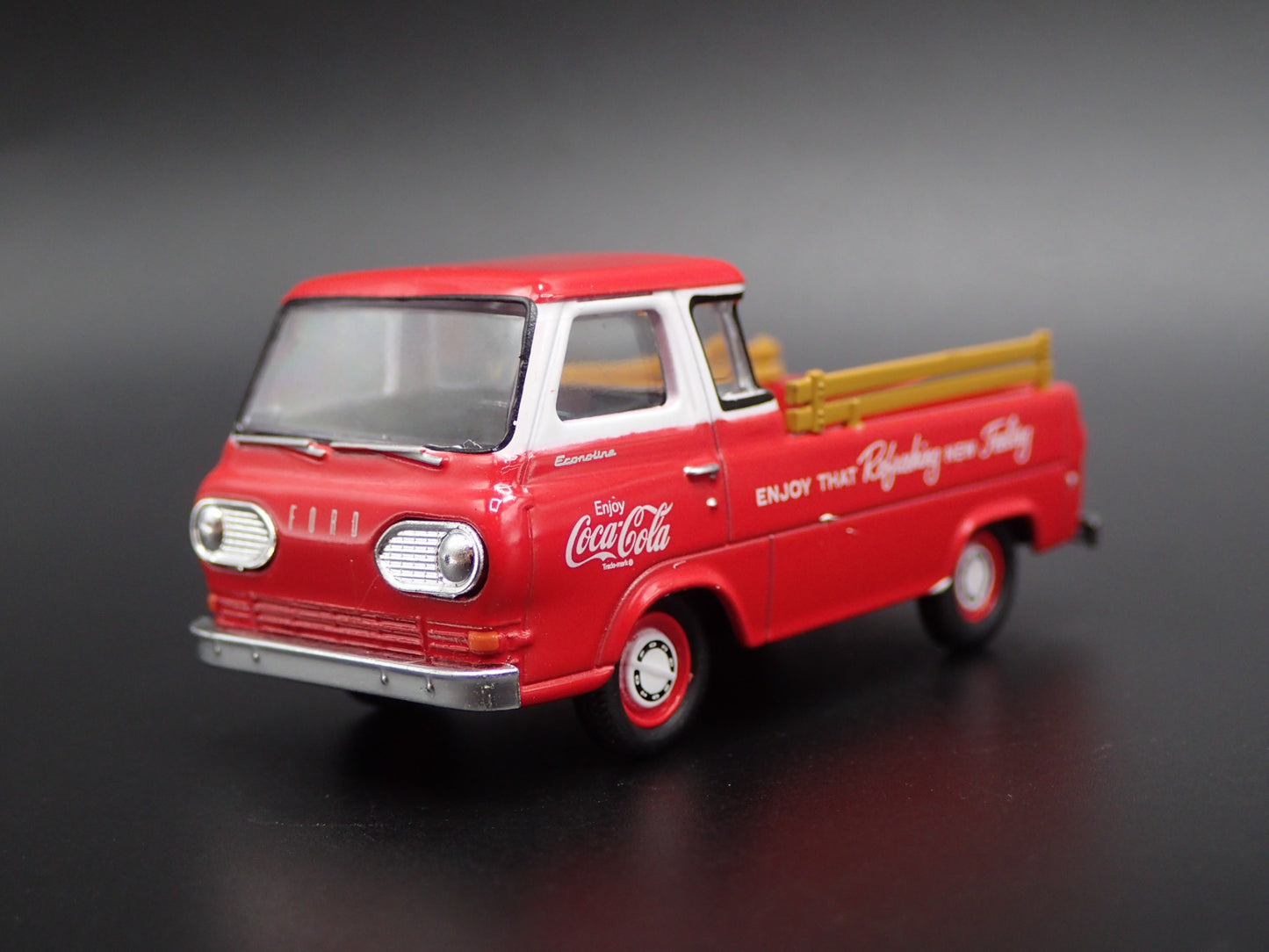 1965 65 FORD ECONOLINE PICKUP TRUCK COKE COCA COLA 1:64 SCALE DIECAST MODEL CAR