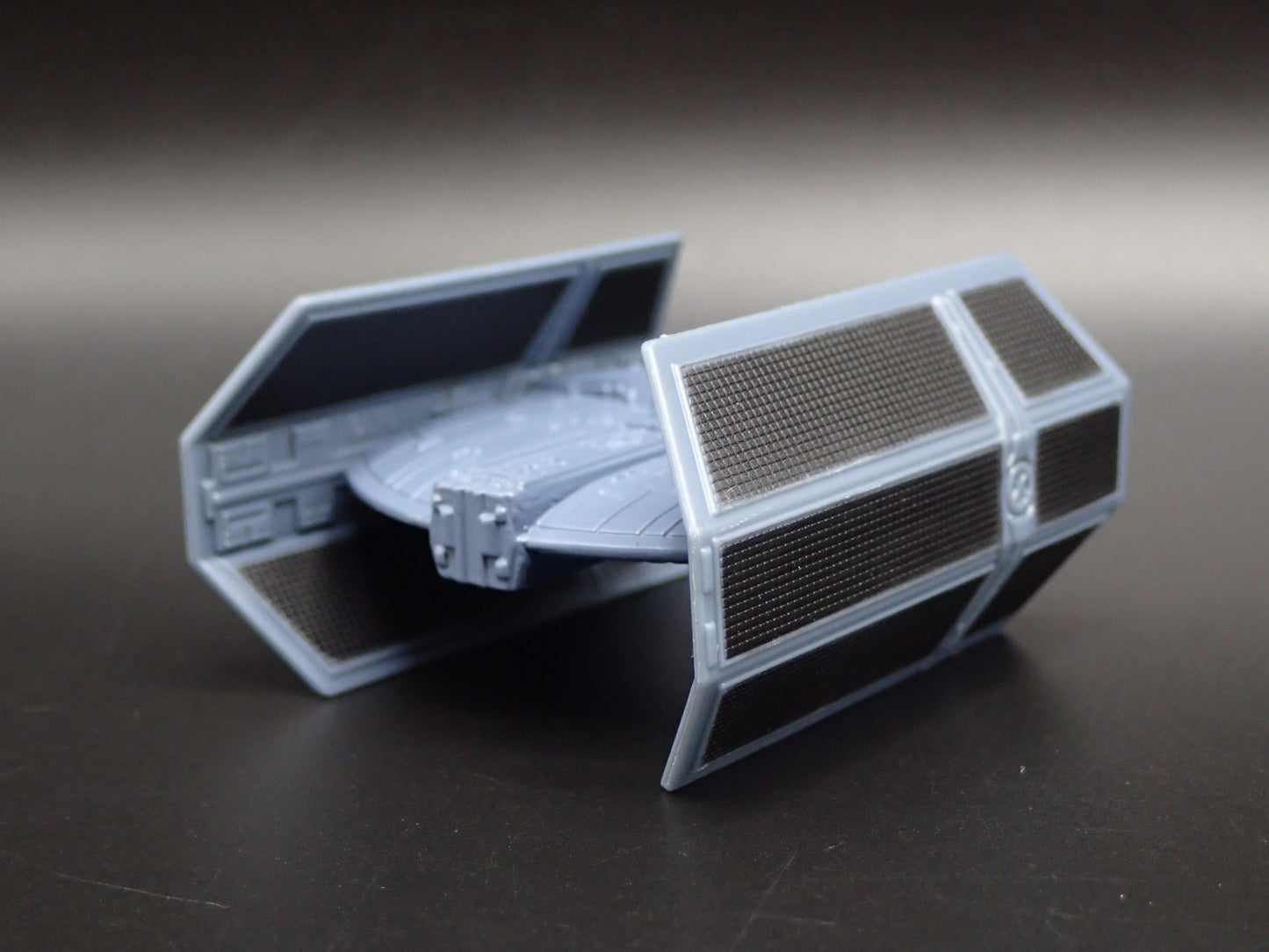 STAR WARS TIE ADVANCED X1 PROTOTYPE w/ FLIGHT STAND 1:64 SCALE MODEL DIORAMA