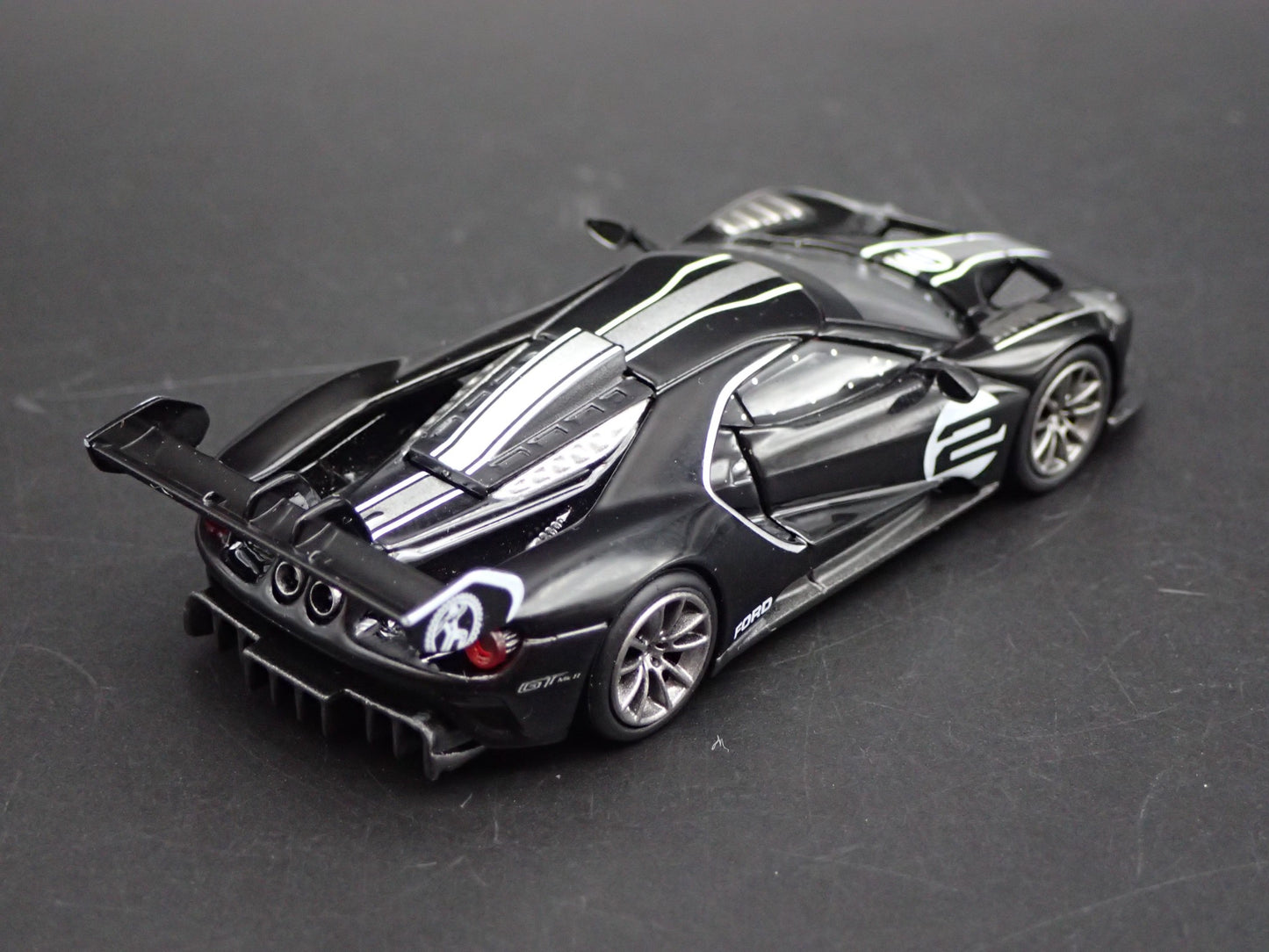 2017-2022 FORD GT MK II #006 SUPERCAR BLACK 1:64 SCALE DIORAMA DIECAST MODEL CAR