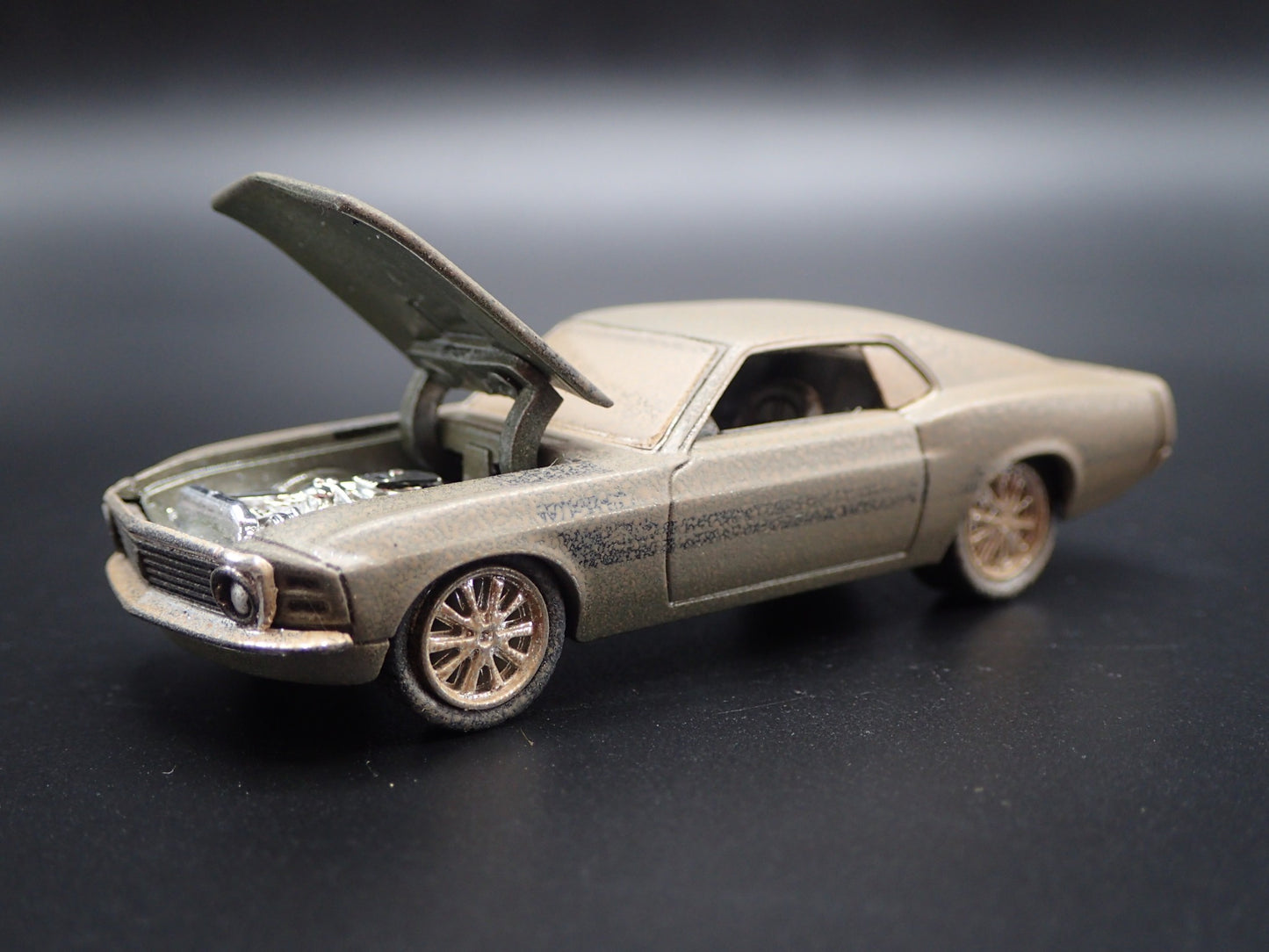 1970 70 FORD MUSTANG "CHIP FOOSE 514" BARN FIND 1/64 SCALE DIECAST MODEL CAR