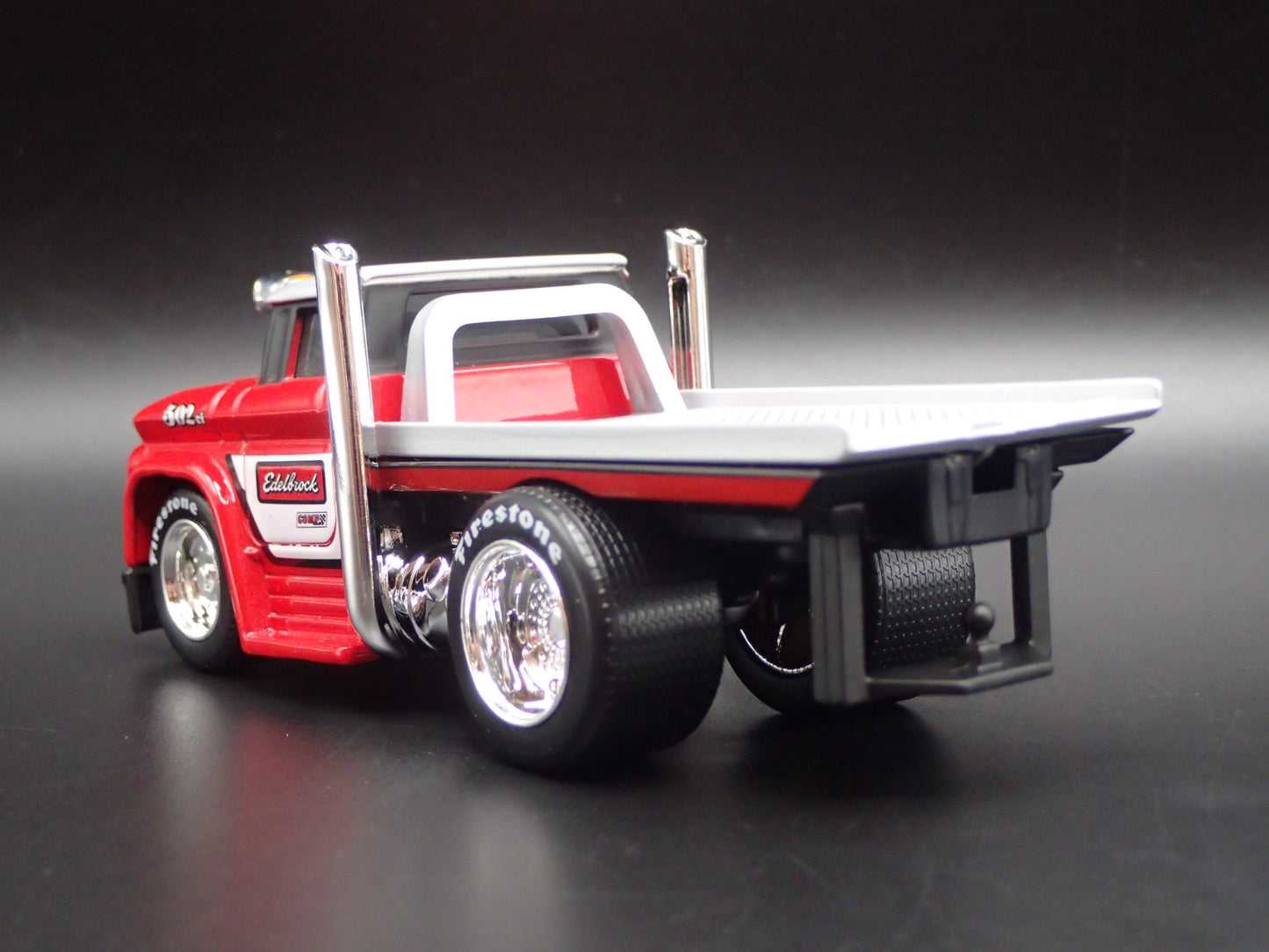 1966 66 CHEVY CHEVROLET C60 FLATBED TRUCK EDELBROCK 1:64 SCALE DIECAST MODEL CAR