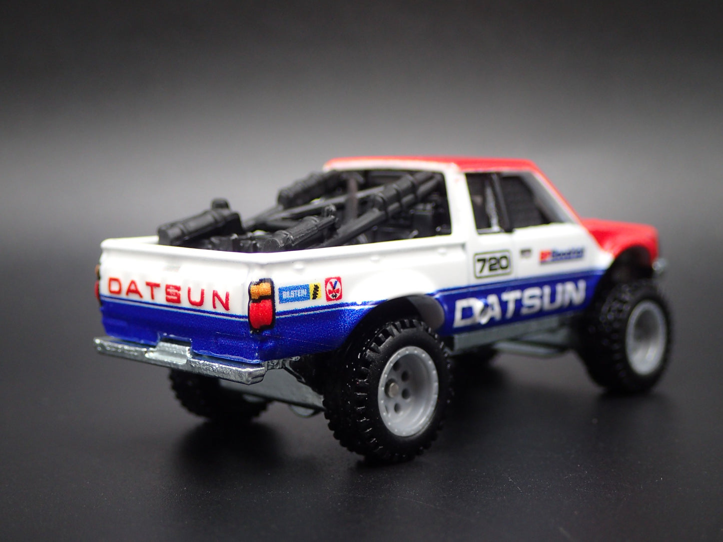 DATSUN PICKUP TRUCK BFGOODRICH 4X4 OFF ROAD TROPHY 1:64 SCALE DIECAST MODEL CAR