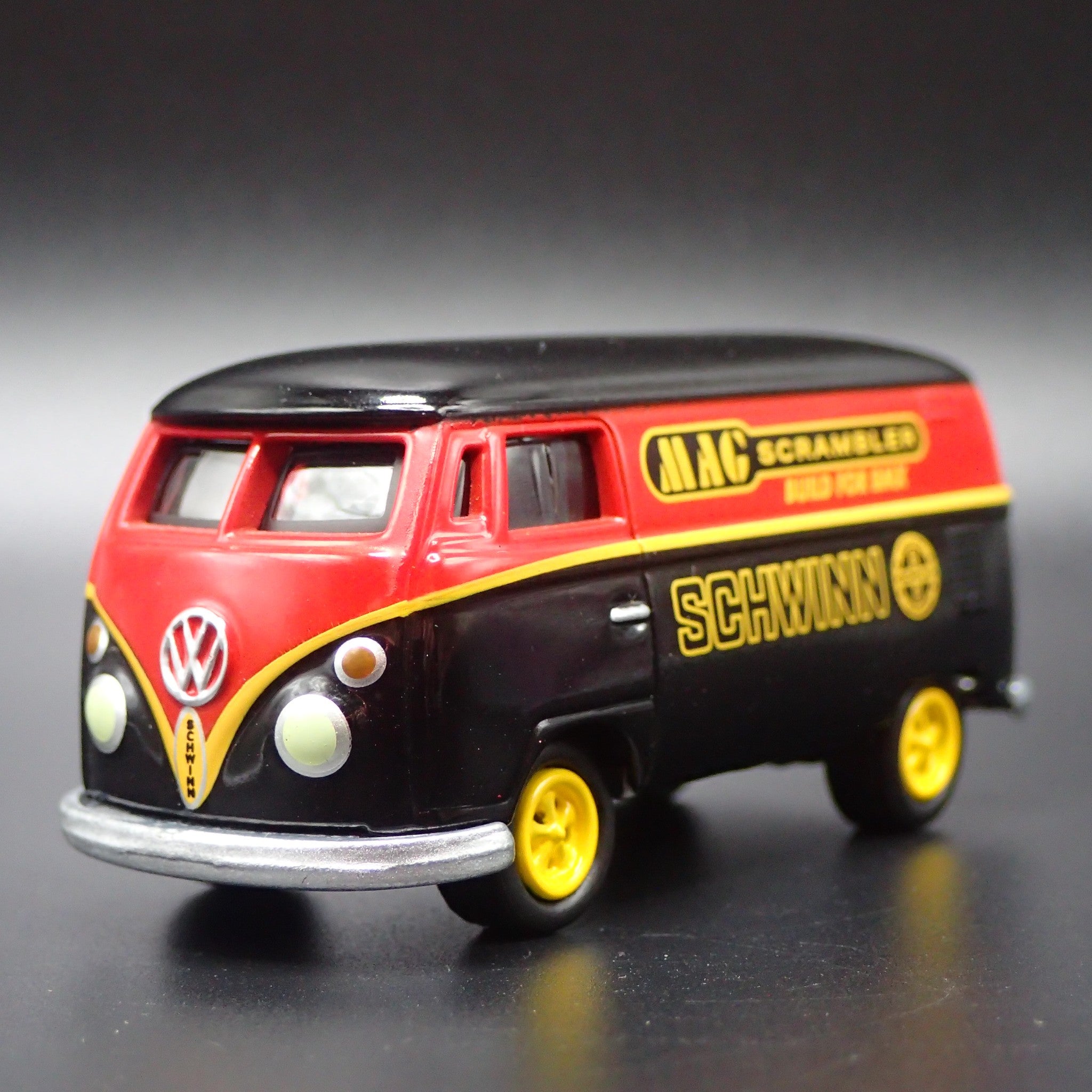 Modellino Pressofuso Volkswagen Tipo 2 T1 Panel Van 1950-67 - Scala 1:64, Nero