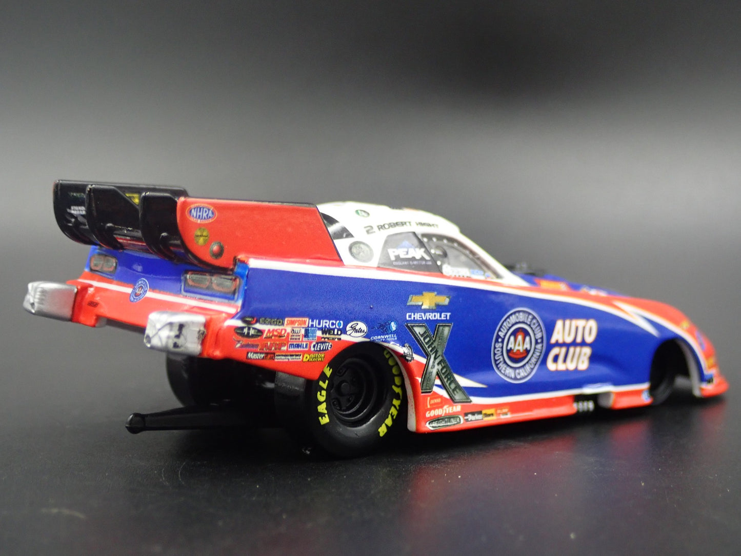 2019 19 ROBERT HIGHT NHRA FUNNY CAR CHEVY CAMARO AAA 1:64 SCALE DIECAST MODEL