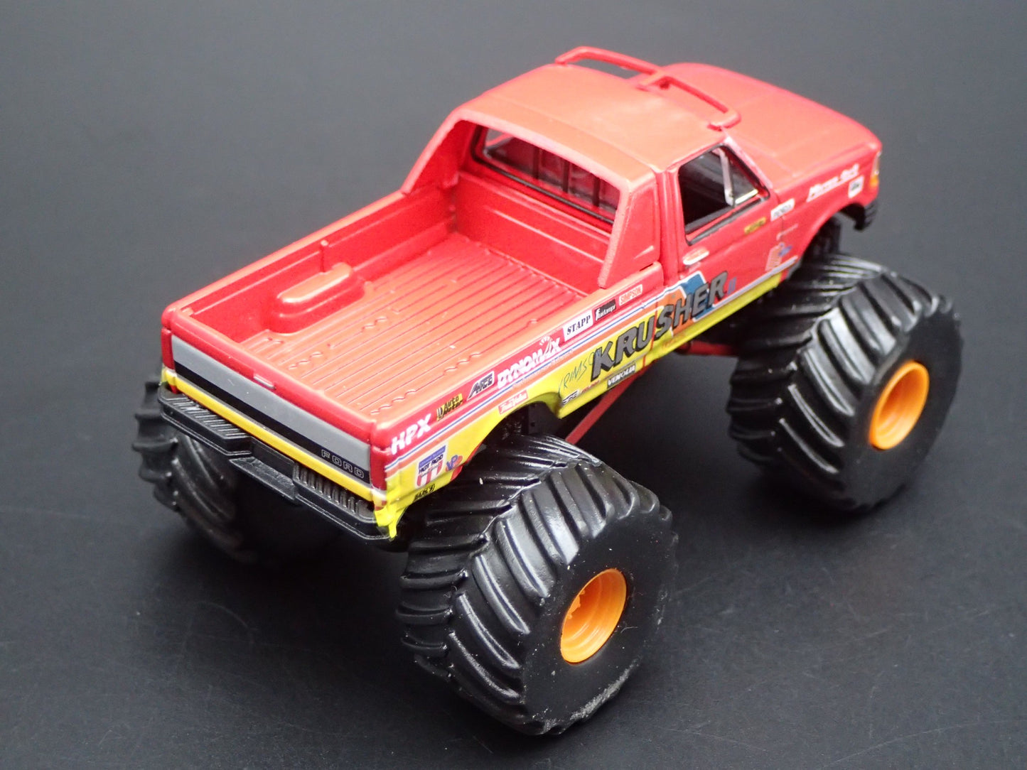 1993 93 FORD F250 MONSTER TRUCK KRIMSON KRUSHER II 1/64 SCALE DIECAST MODEL CAR