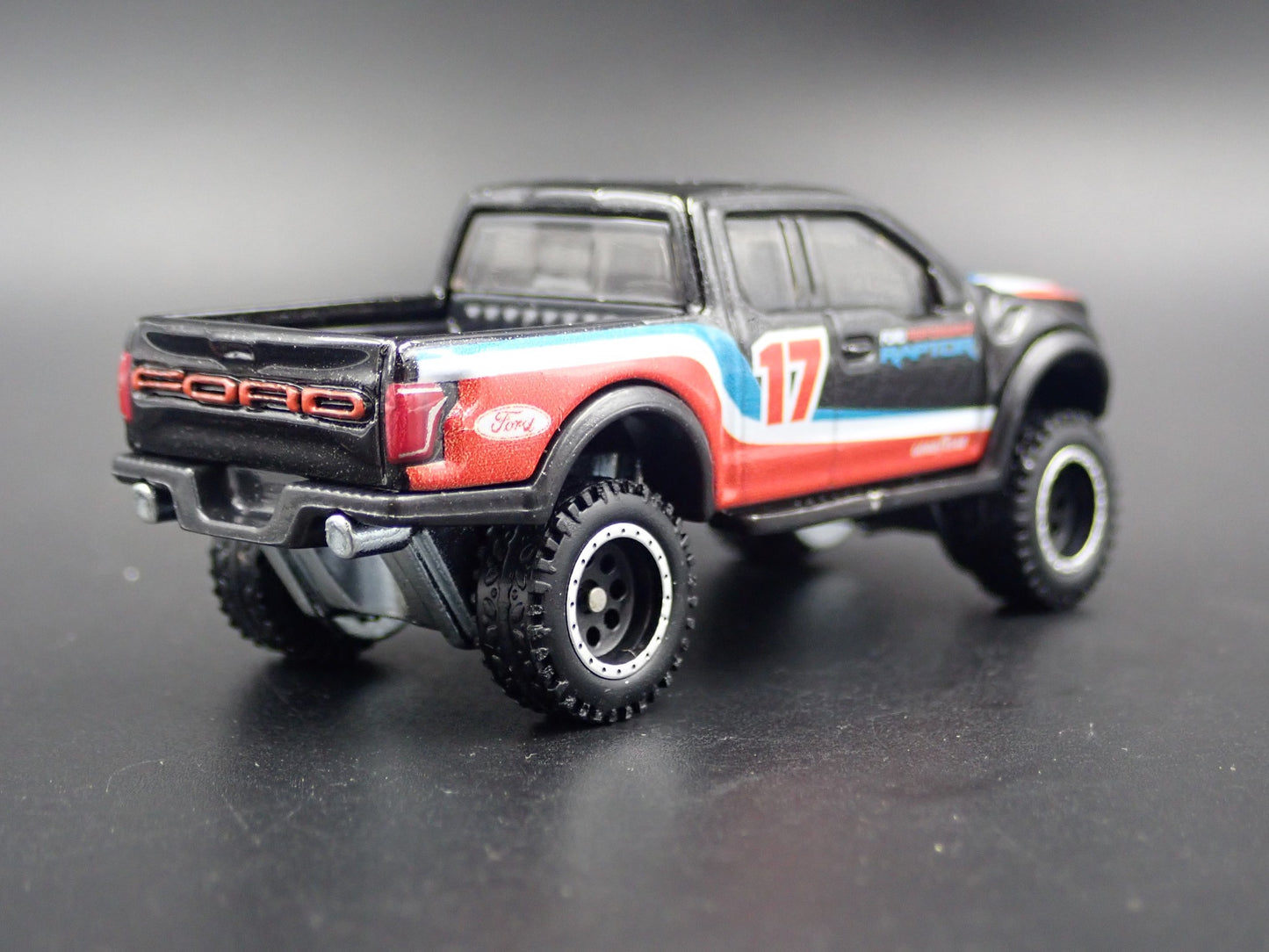 2017 - 2020 FORD F150 RAPTOR PICKUP TRUCK BLACK 1:64 SCALE DIECAST MODEL CAR