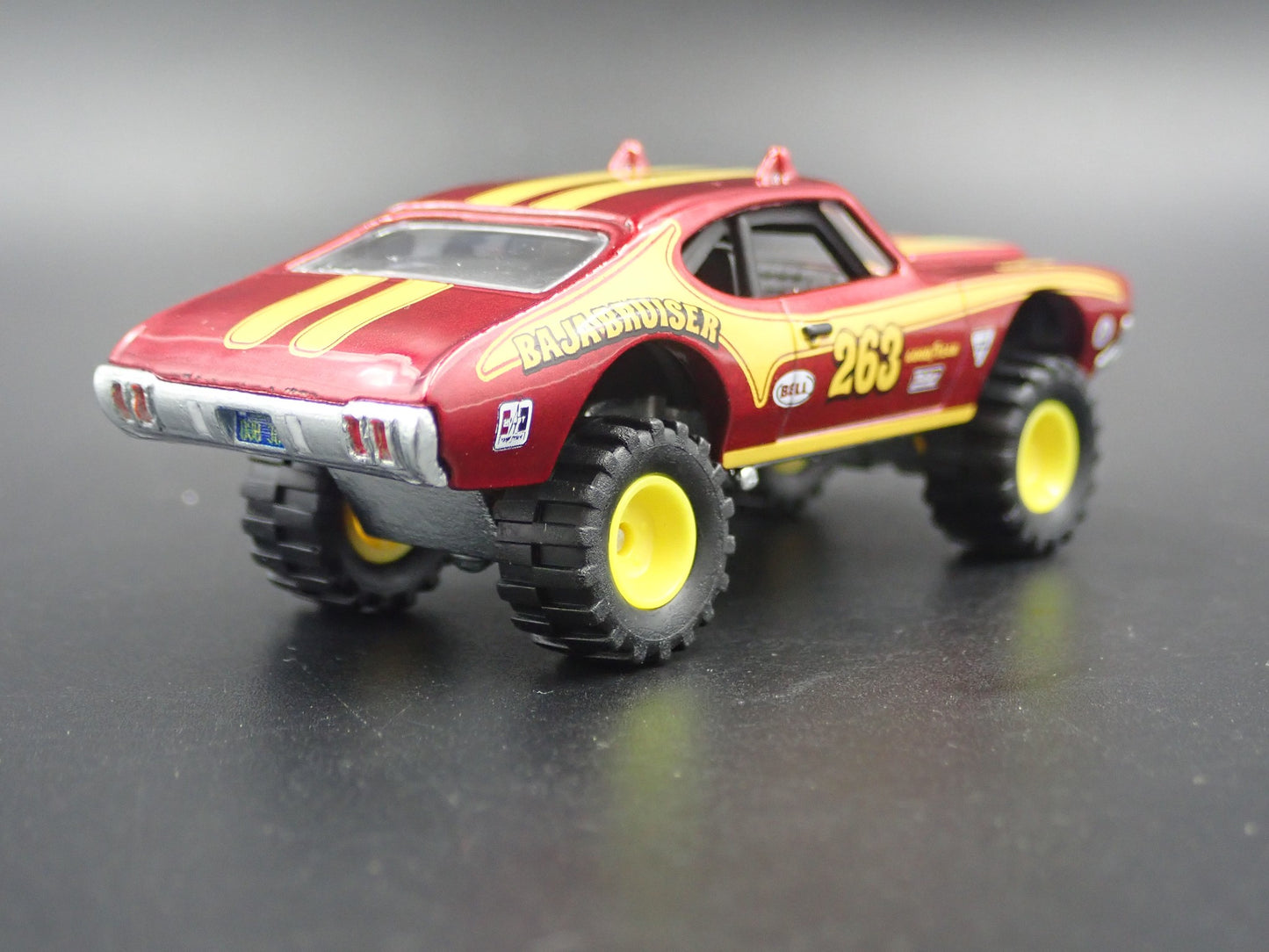 1970 70 OLDS OLDSMOBILE 442 4X4 OFF ROAD RED 1/64 SCALE DIECAST MODEL CAR