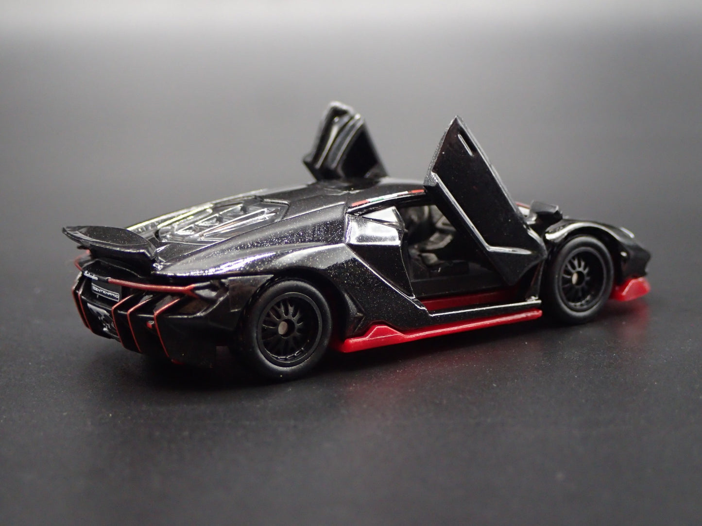 LAMBORGHINI CENTENARIO SUPER CAR BLACK 1:64 SCALE COLLECTIBLE DIECAST MODEL CAR