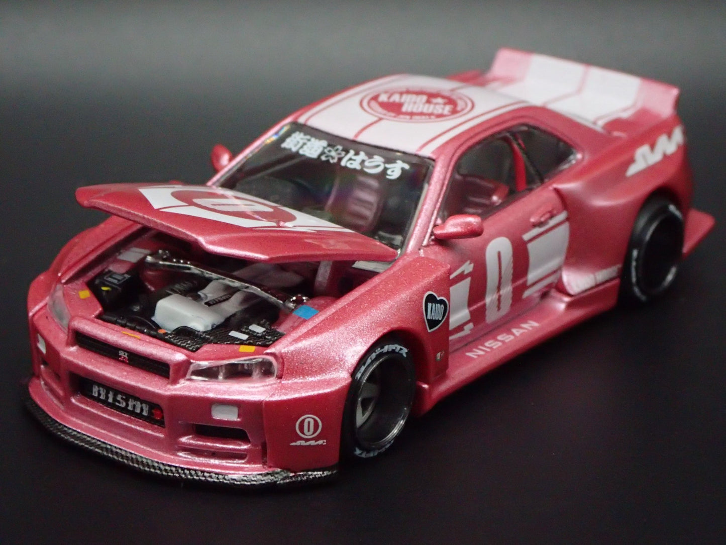 1999-2002 NISSAN SKYLINE GTR R34 KAIDO RACING V1 1:64 SCALE DIECAST MODEL CAR