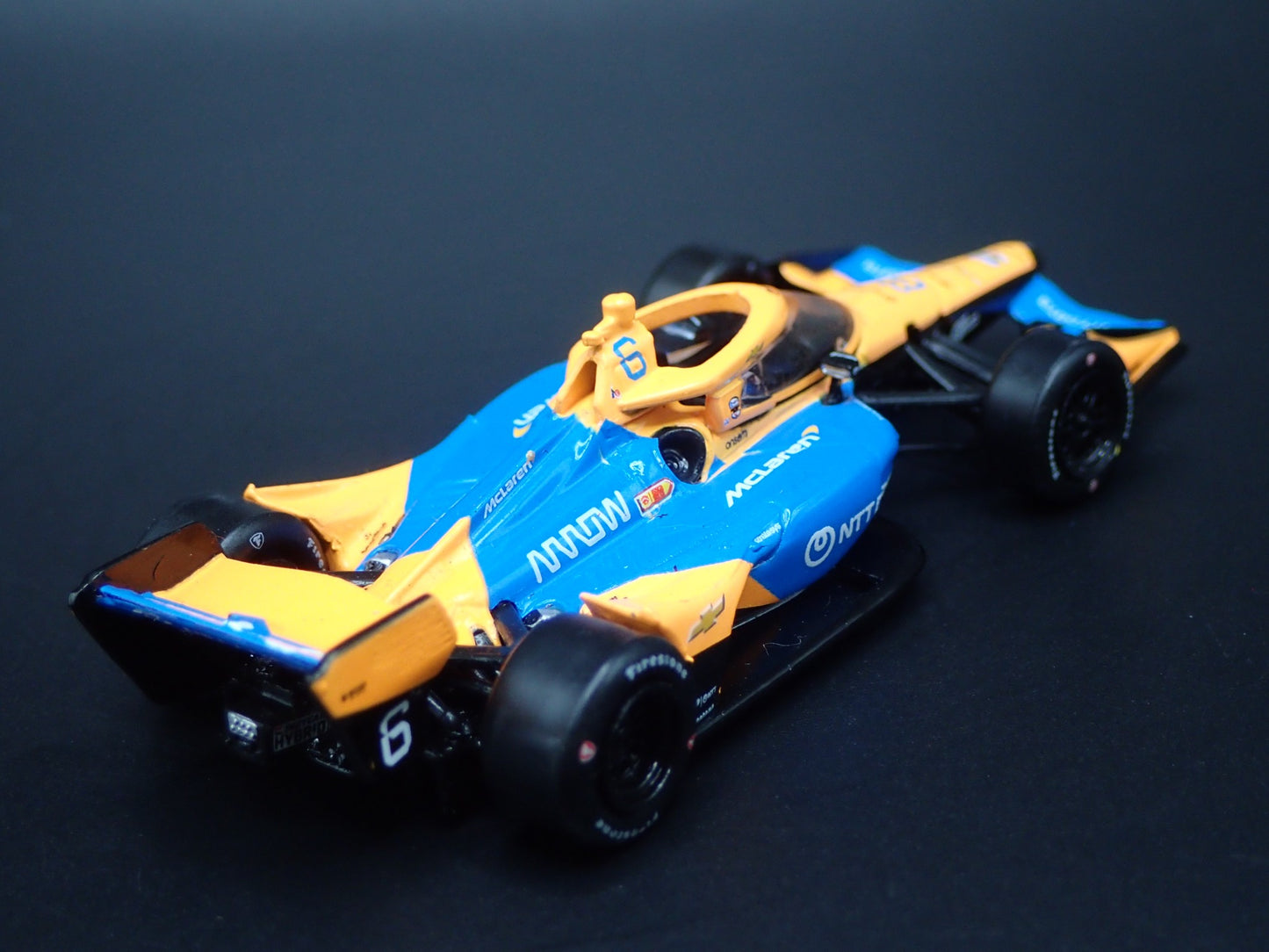 2026 INDY CAR RACING CHEVY #6 NOLAN SIEGEL NTTDATA 1:64 SCALE DIECAST MODEL CAR
