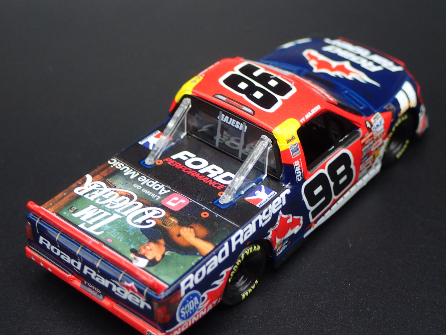 2024 24 FORD F150 NASCAR TRUCK #98 TY MAJESKI ROAD RANGER WIN 1:64 DIECAST CAR