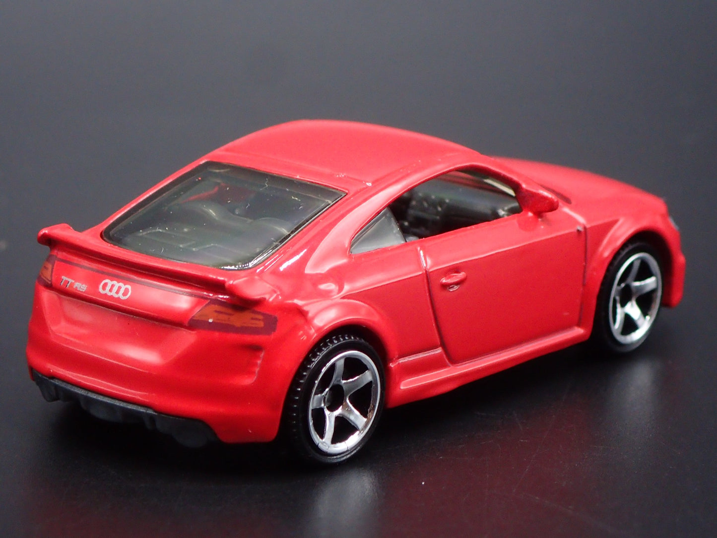 2014-2023 AUDI TT RS COUPE RED 1:64 SCALE COLLECTIBLE DIORAMA DIECAST MODEL CAR