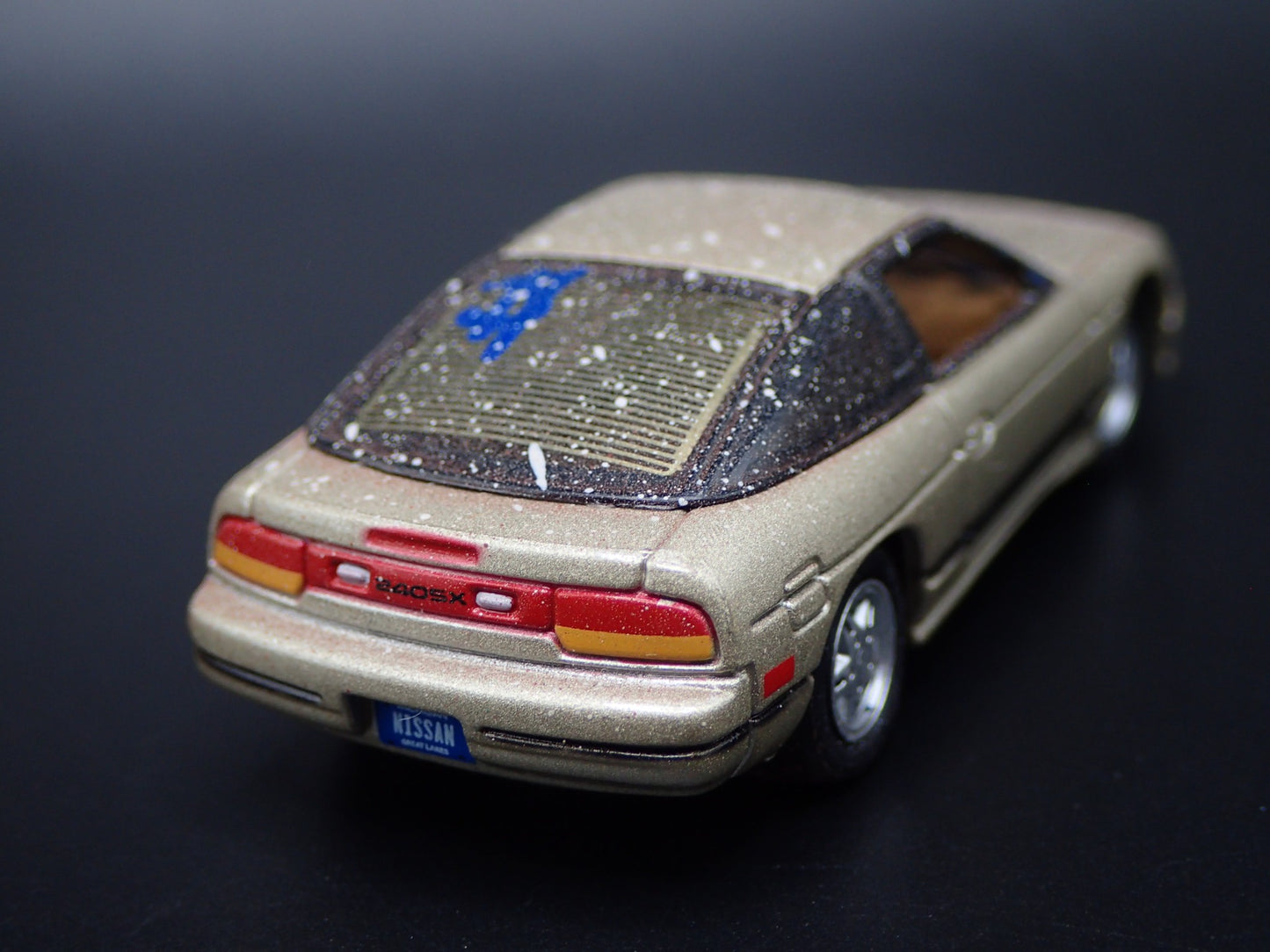 1989-1998 NISSAN 240SX TAN BARN FIND 1:64 SCALE COLLECTIBLE DIECAST MODEL CAR