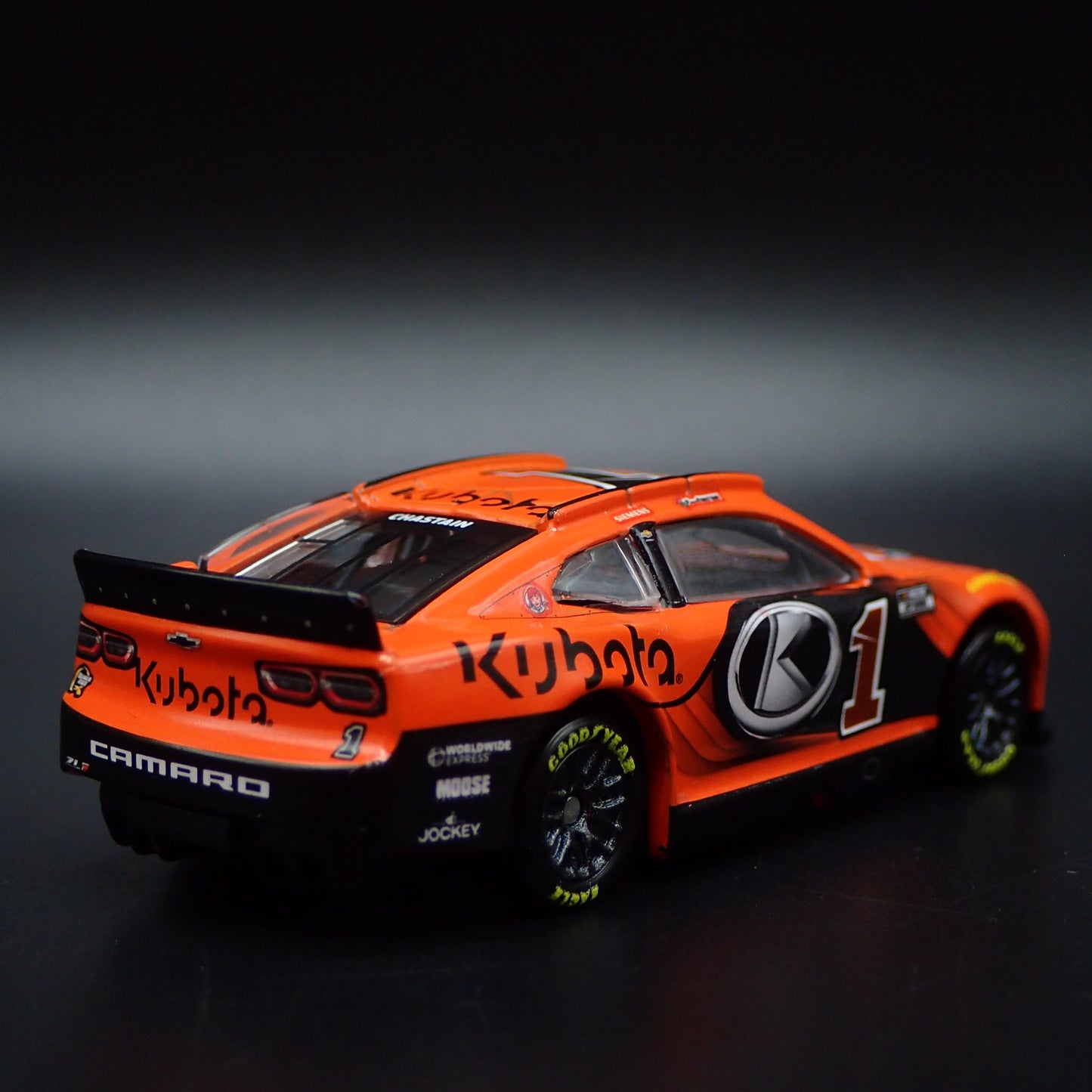 2024 24 CHEVY CAMARO ZL1 #1 ROSS CHASTAIN KUBOTA NASCAR 1:64 DIECAST MODEL CAR
