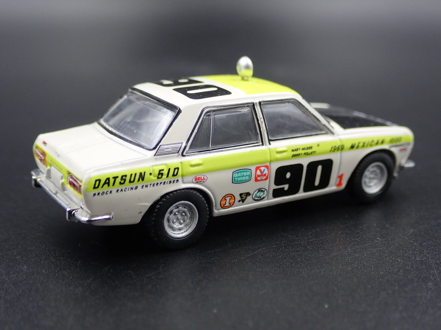 1967-1973 BRE DATSUN 510 SEDAN 4 FOUR DOOR MEXICAN 1000 1:64 DIECAST MODEL CAR