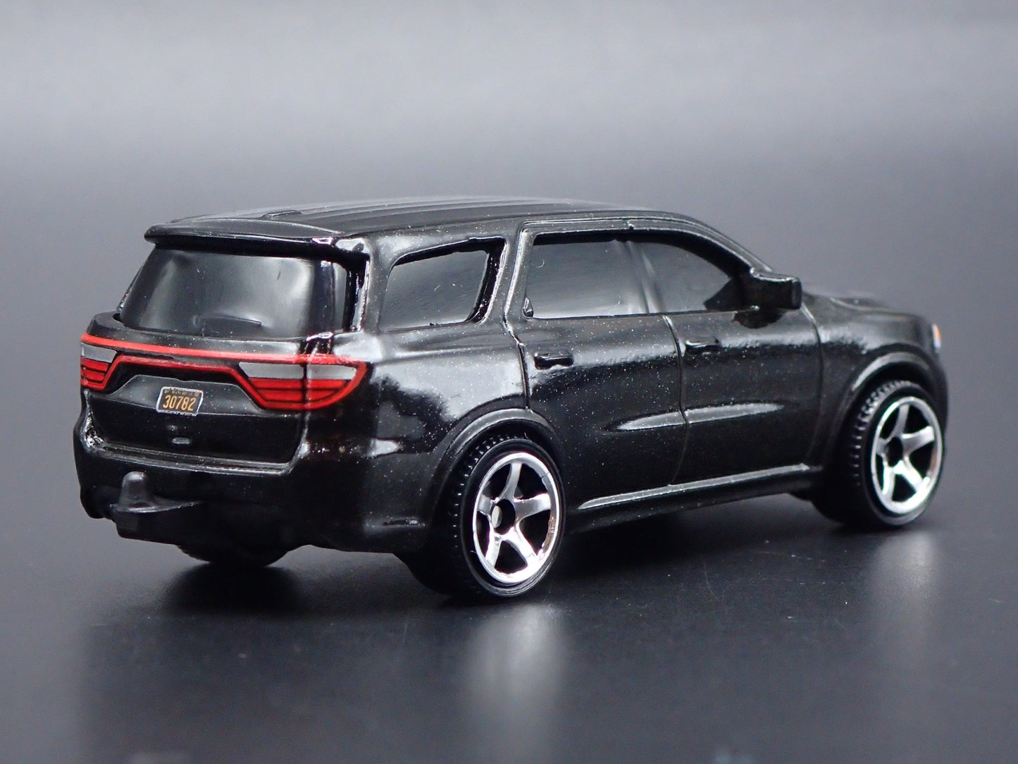 2011-2025 DODGE DURANGO SUV w HITCH BLACK 1:64 SCALE DIORAMA DIECAST MODEL CAR