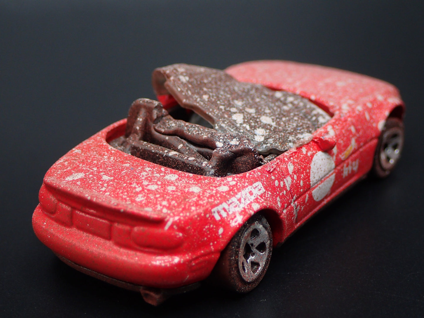 1989-1997 MAZDA MX5 MIATA CONVERTIBLE NA WRECKED 1:64 SCALE DIECAST MODEL CAR