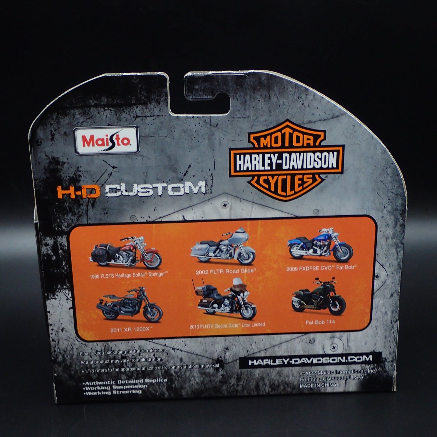 2013 FLHTK ELECTRA GLIDE ULTRA LIMITED HARLEY DAVIDSON SERIES 42 1/18 MOTORCYCLE