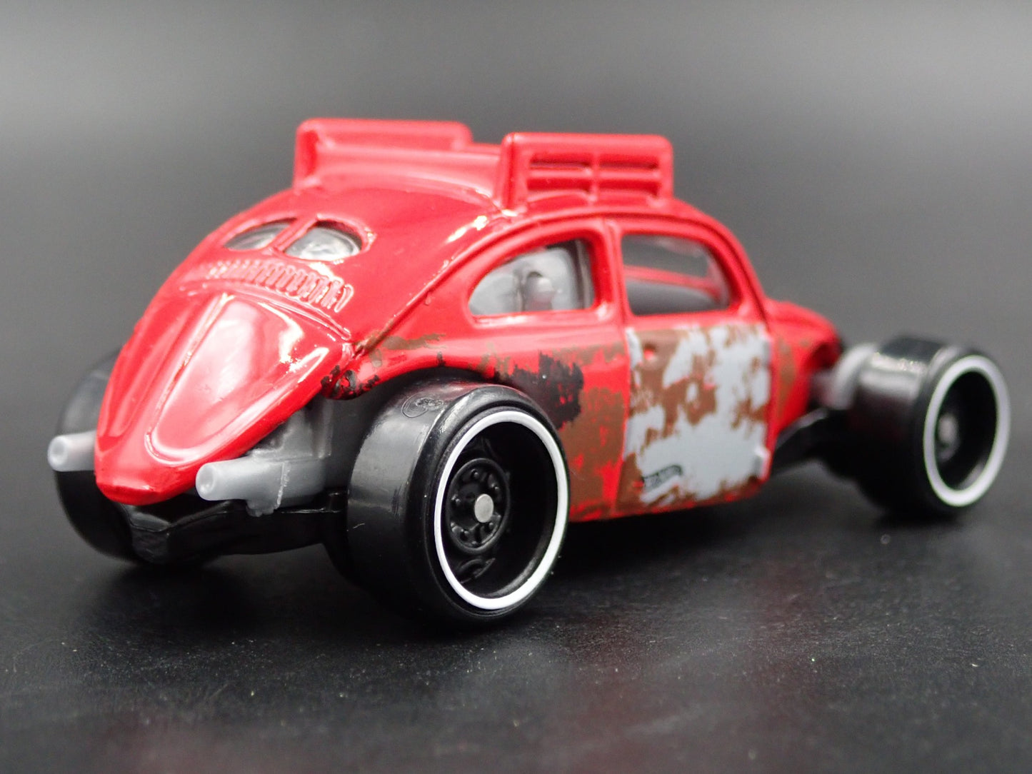 VW VOLKSWAGEN SPLIT WINDOW BEETLE BUG BARN FIND RED 1:64 SCALE DIECAST MODEL CAR