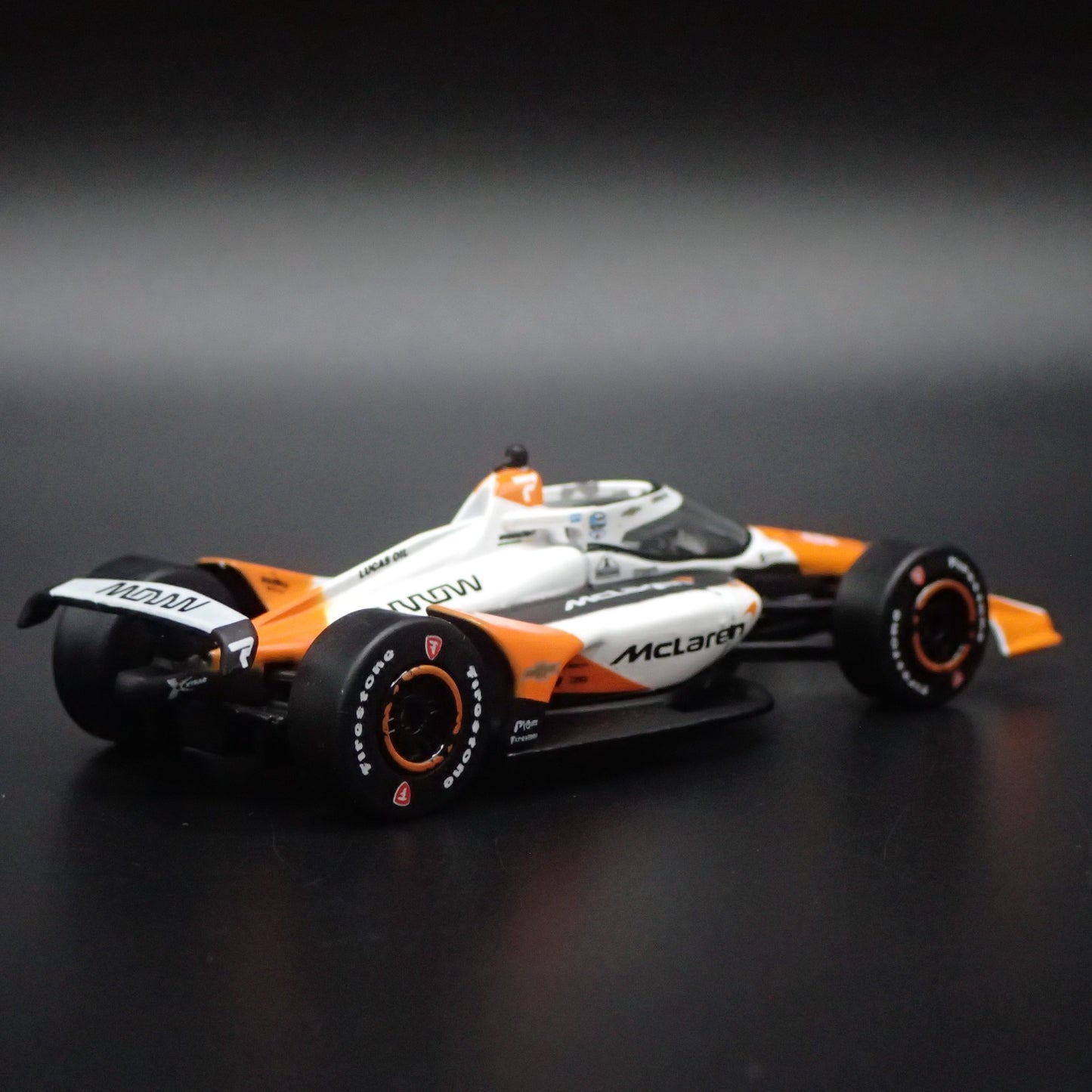 2024 24 INDY RACING CHEVY 7 ALEXANDER ROSSI MCLAREN 1:64 SCALE DIECAST MODEL CAR