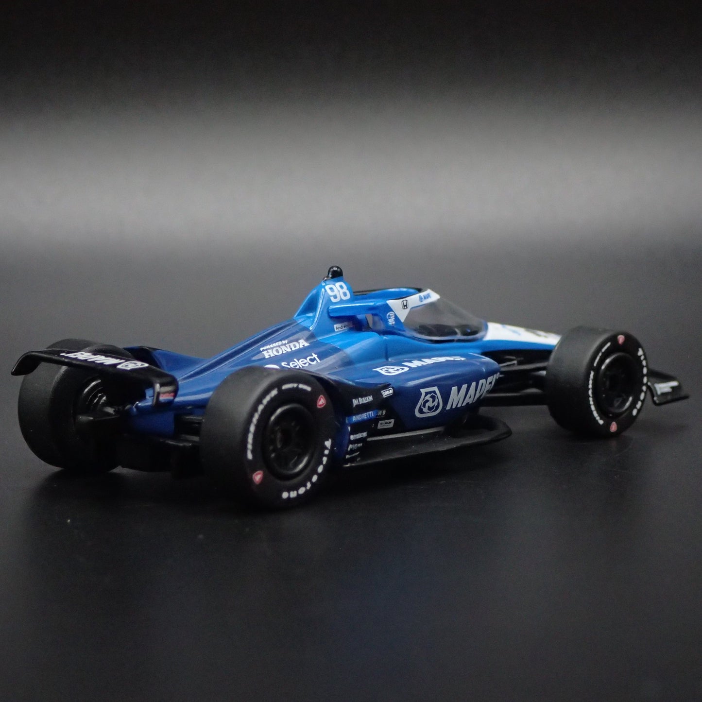 2024 INDY CAR RACING HONDA #98 MARCO ANDRETTI MAPEI 1:64 SCALE DIECAST MODEL CAR