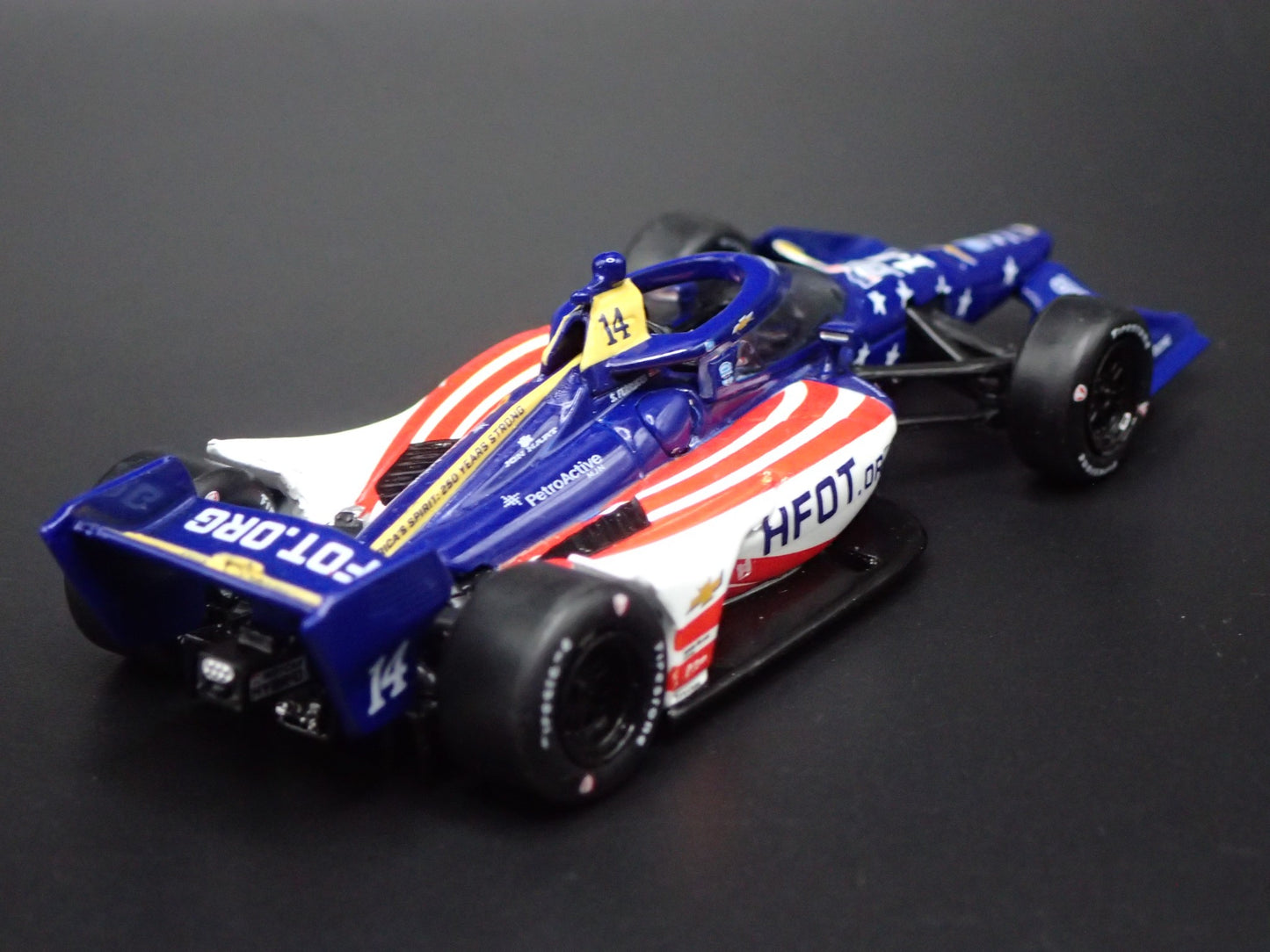 2026 26 INDY CAR CHEVY 14 SANTINO FERRUCCI HFOT USA 1:64 SCALE DIECAST MODEL CAR