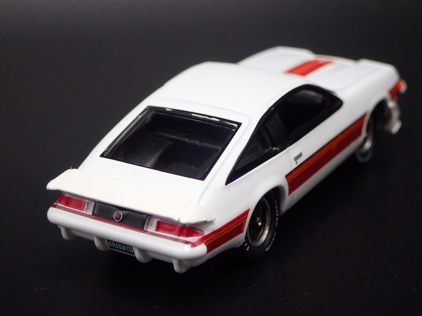 1980 80 CHEVY CHEVROLET MONZA SPYDER WHITE 1/64 SCALE DIORAMA DIECAST MODEL CAR