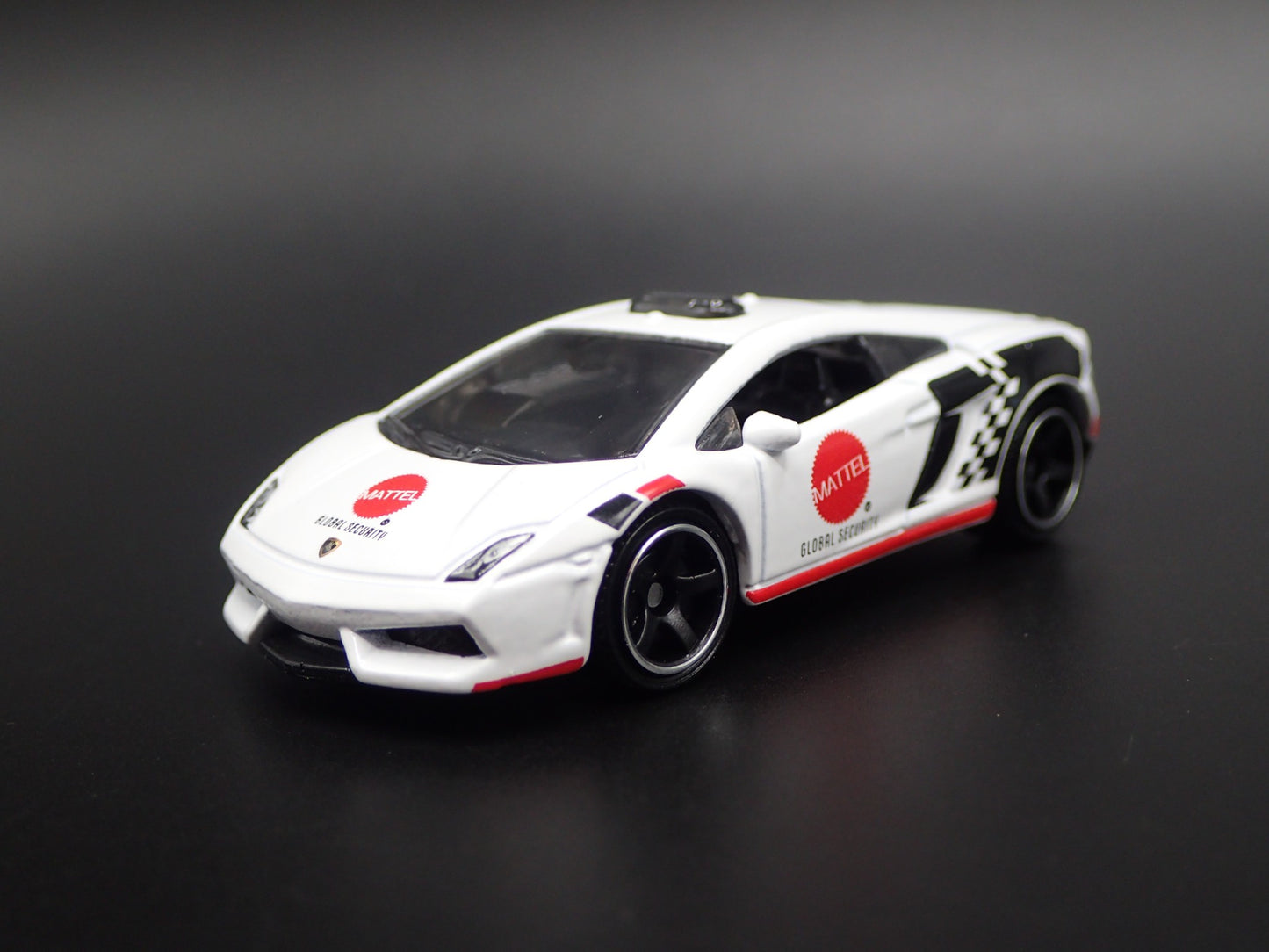 2008-2013 LAMBORGHINI GALLARDO MATTEL POLICE CAR 1/64 SCALE DIECAST MODEL CAR