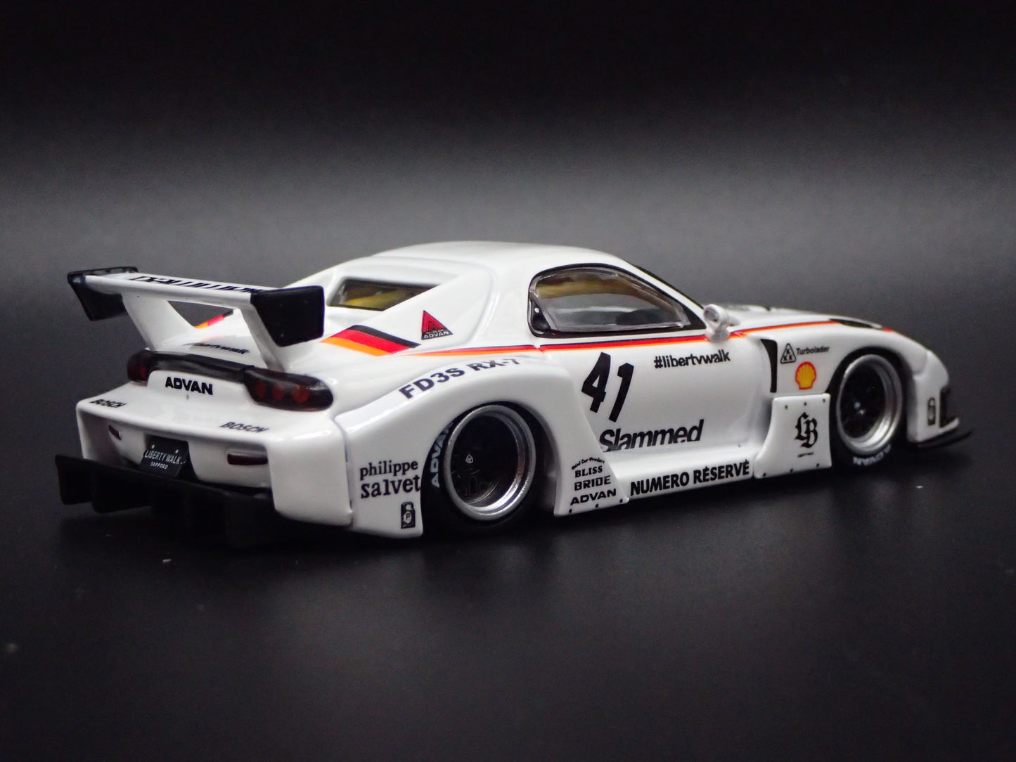 MAZDA RX7 FD3S LB-SUPER SILHOUETTE LIBERTY WALK JDM 1:64 SCALE DIECAST MODEL CAR