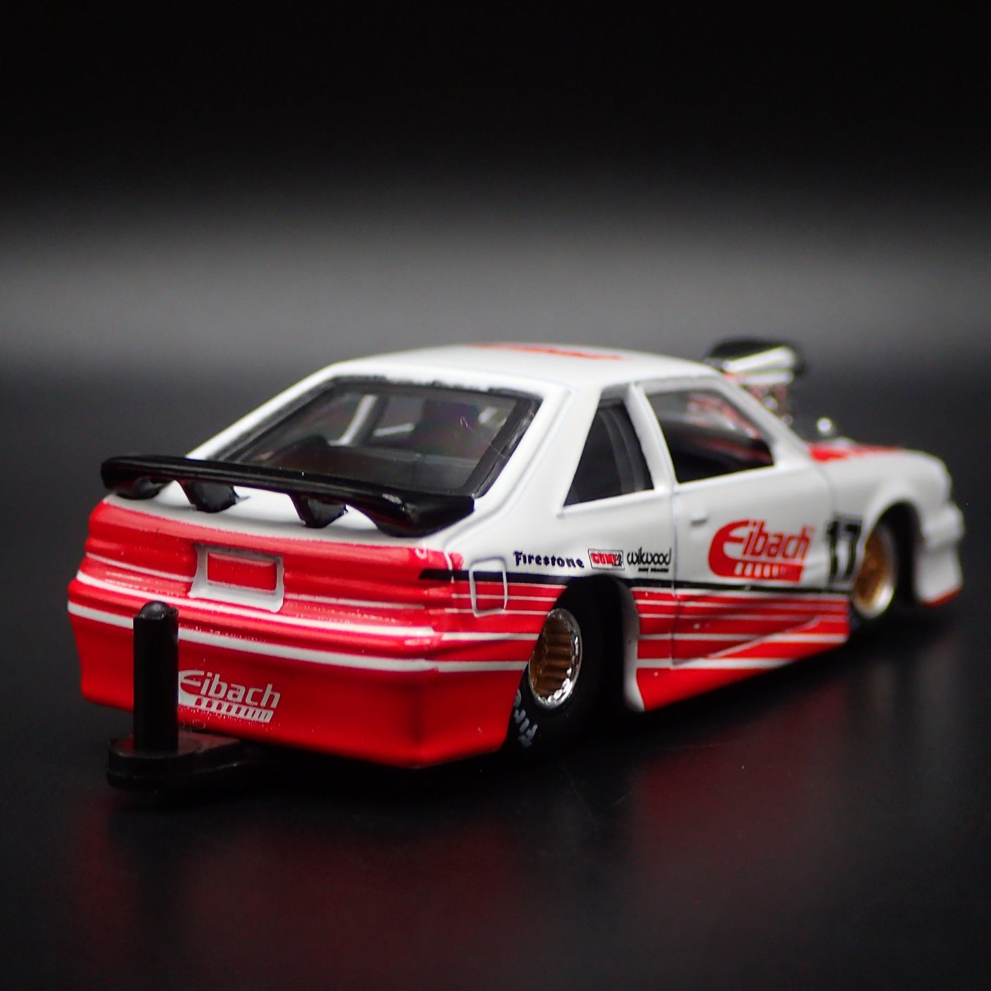 1993 93 FORD MUSTANG SVT COBRA FOX BODY EIBACH W/ HITCH 1:64 SCALE DIECAST MODEL